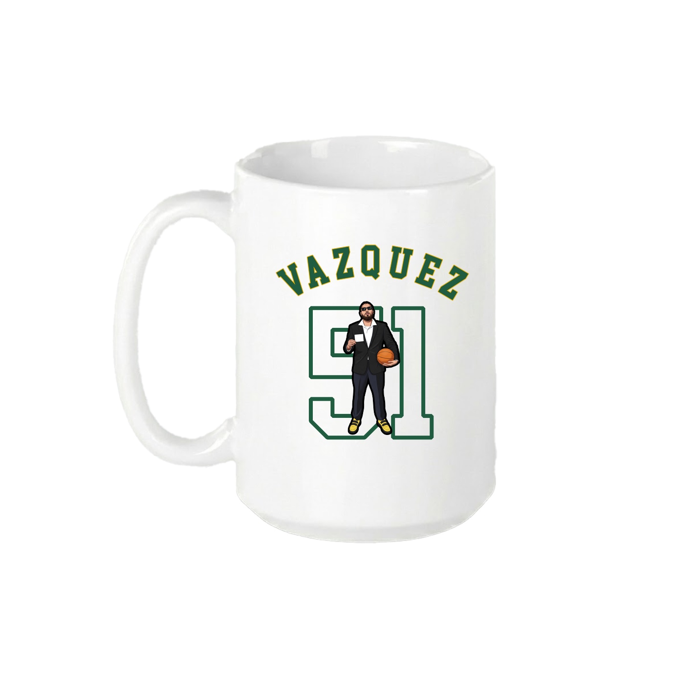 15oz Coffee Mug — Shirsey Arch in White