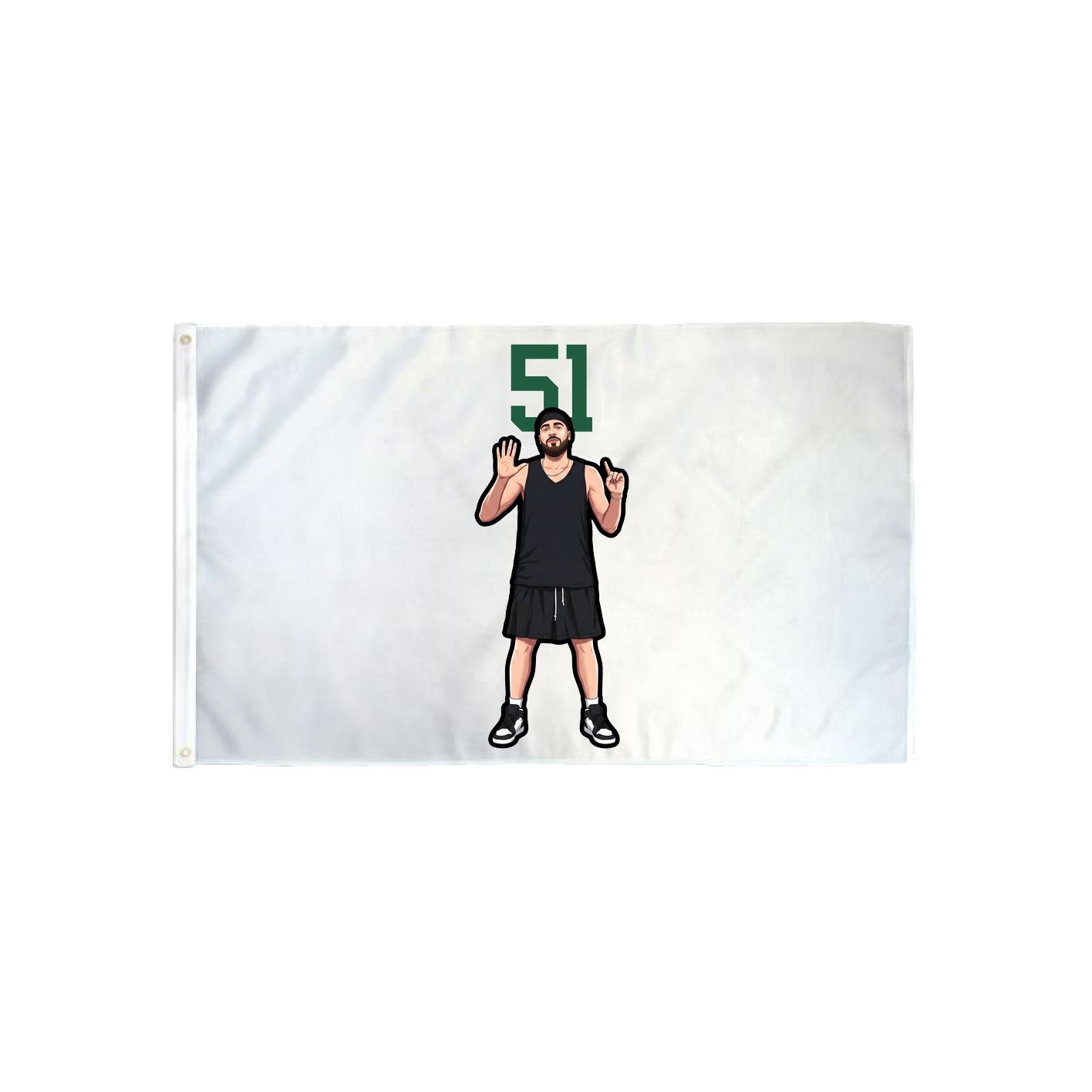 3x5 Flag — Number Top in Classic