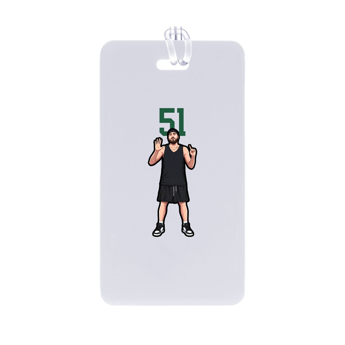 Bag Tag — Number Top in Classic
