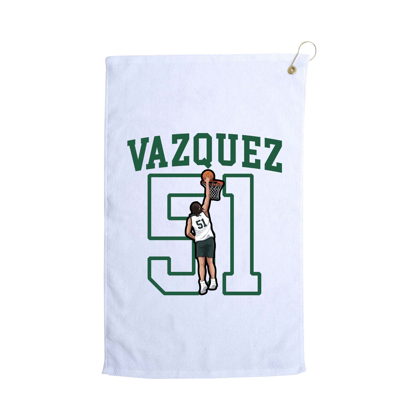 Golf Towel — Shirsey in White