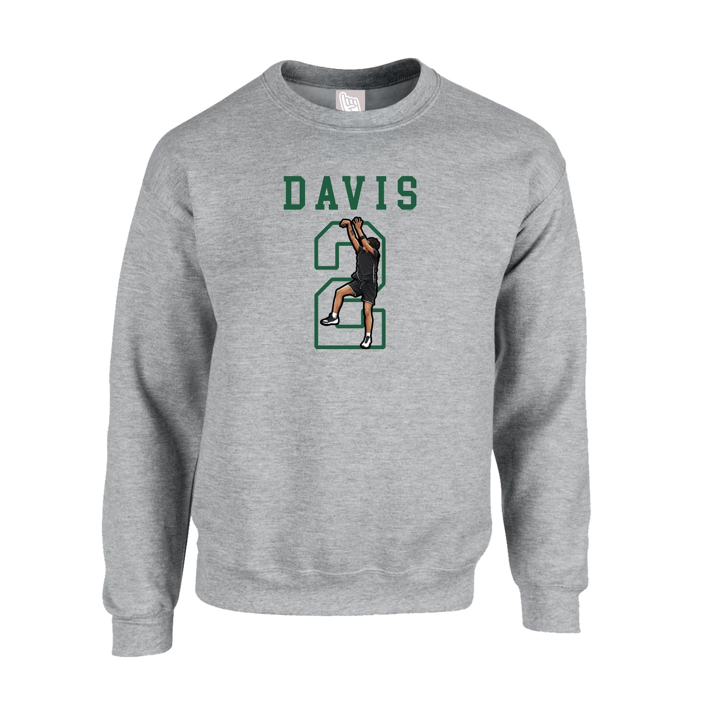 Fleece Crew — Shirsey in Grey