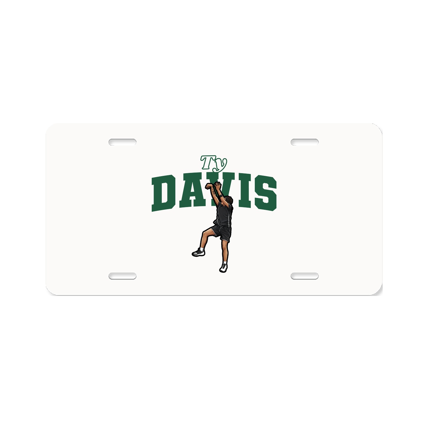 License Plate — Name Arch in Classic