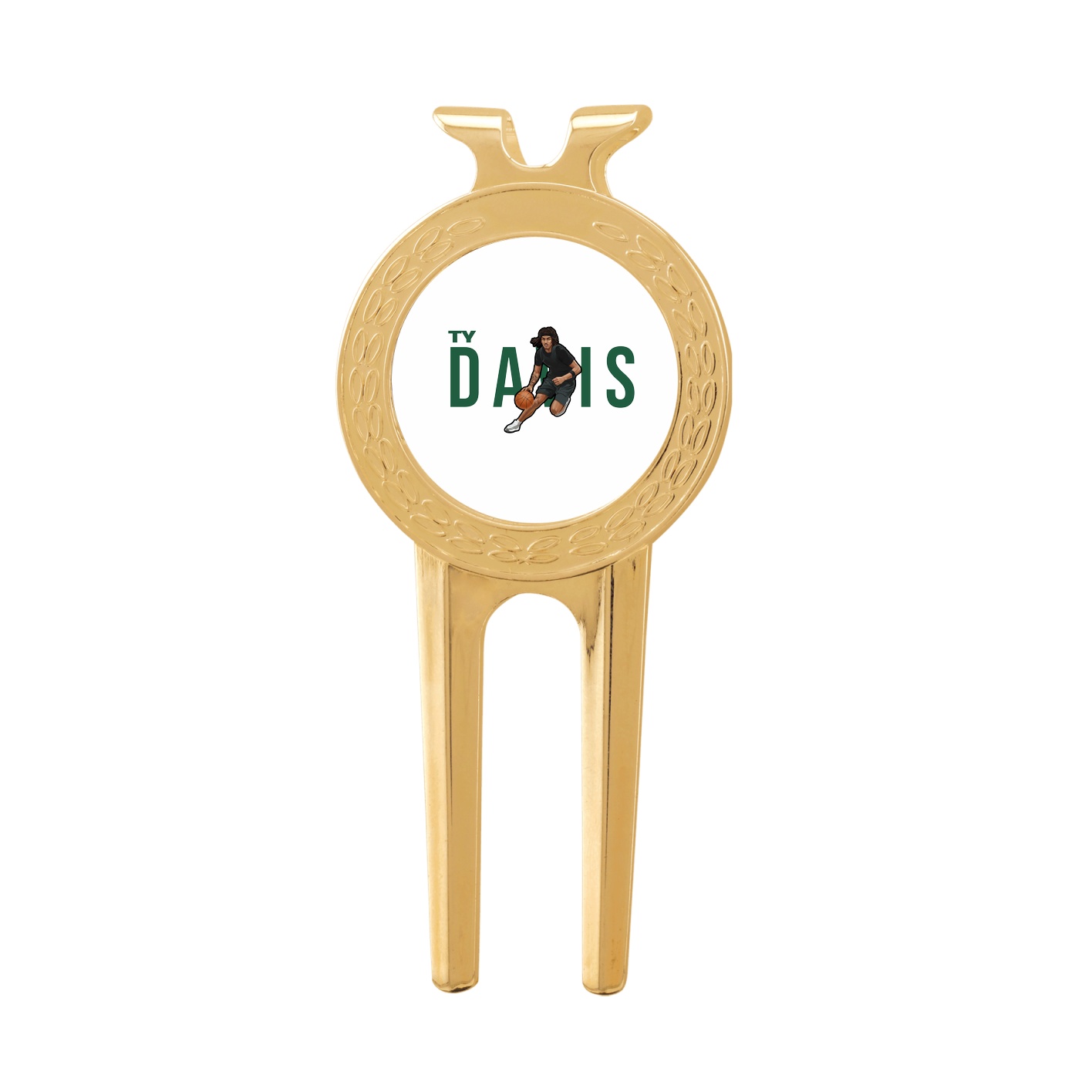 Divot Tool with Ball Marker — Player Name in Classic