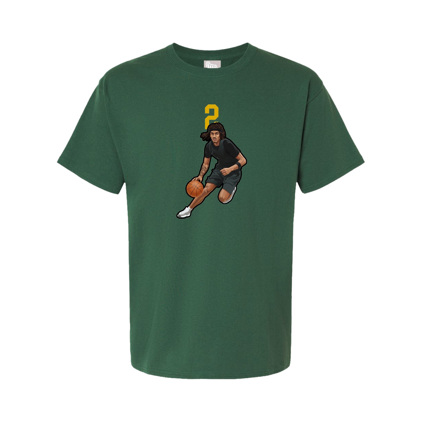 Tee — Number Top in Green