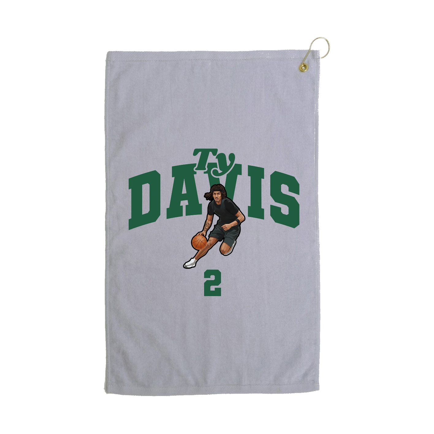 Golf Towel — Signature Arch in Grey