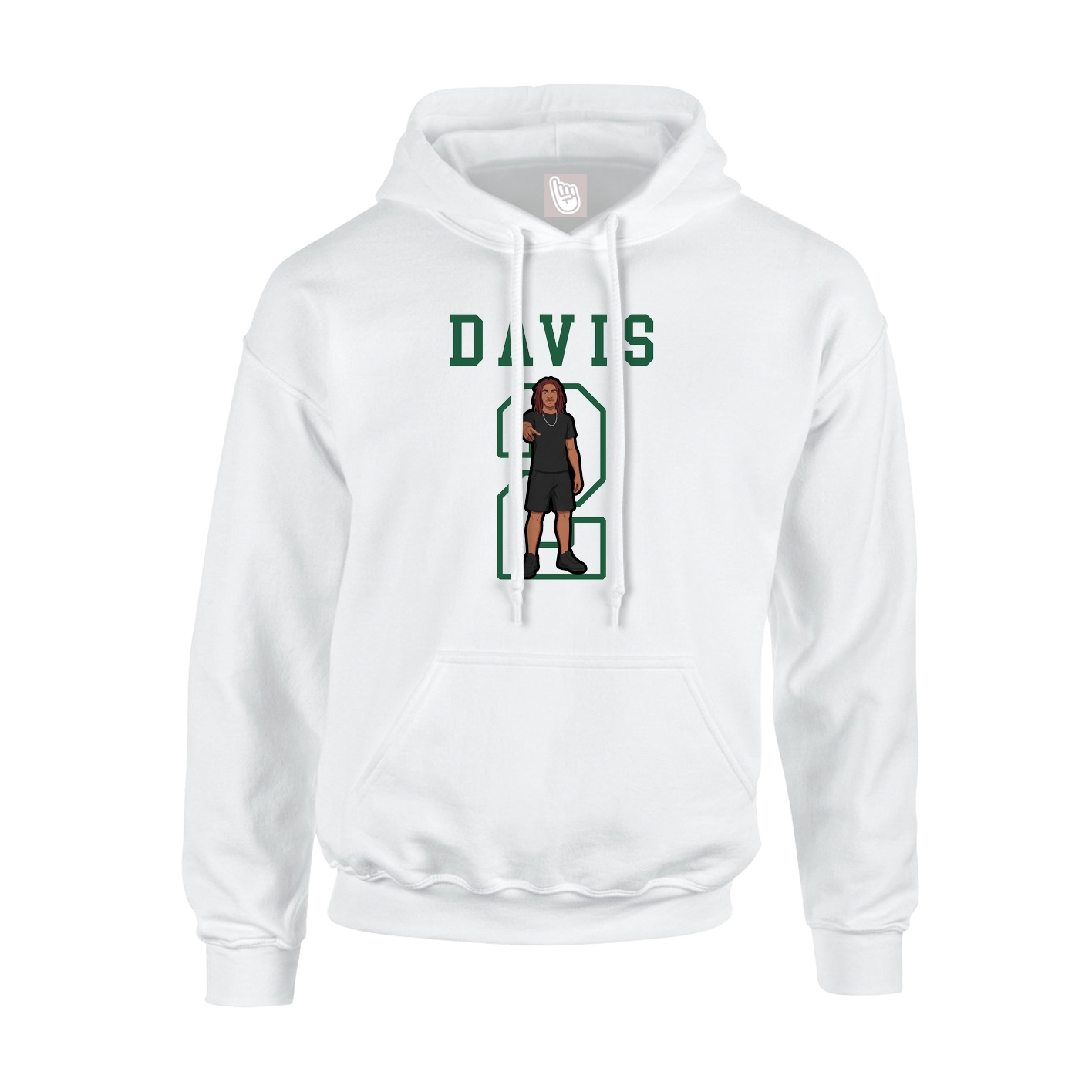 Hoodie — Shirsey in White