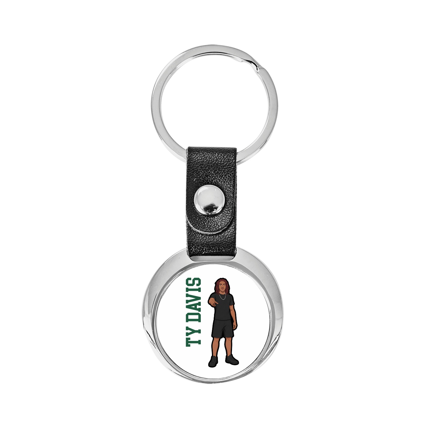 Key Chain — Name Vertical in Classic