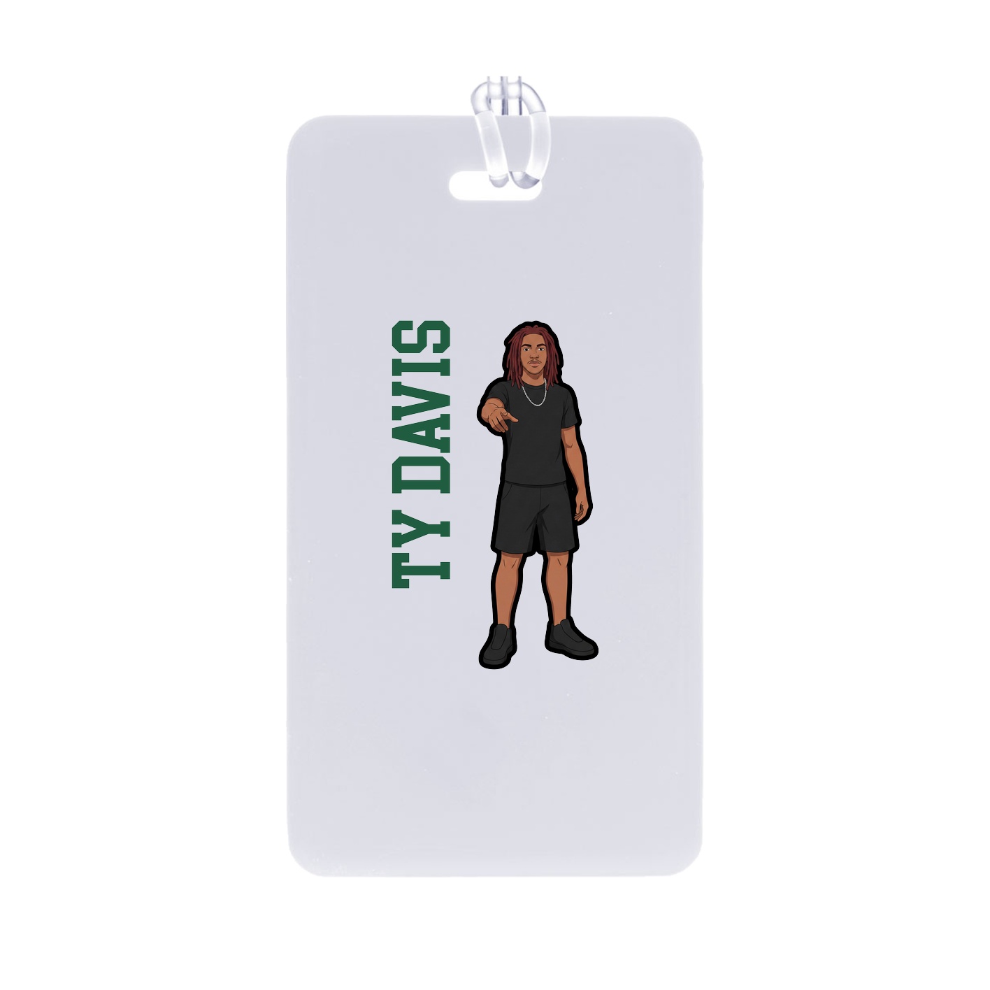 Bag Tag — Name Vertical in Classic