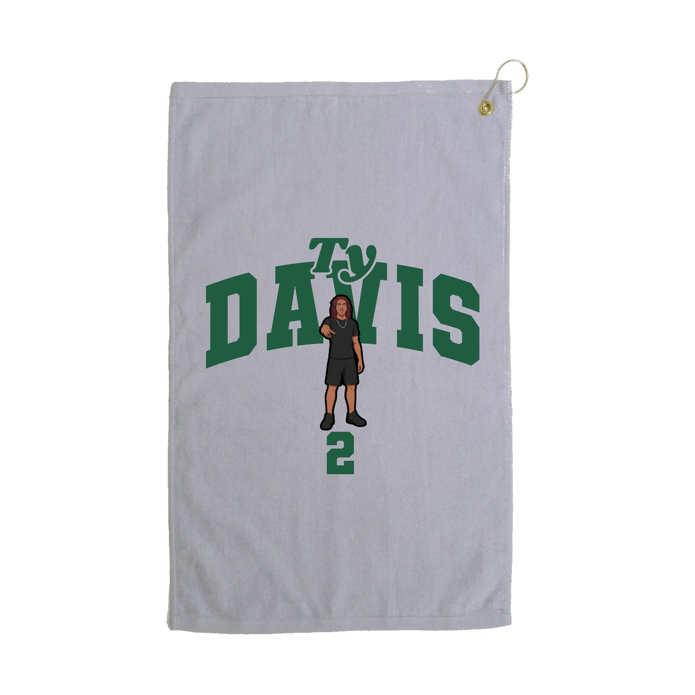 Golf Towel — Signature Arch in Grey