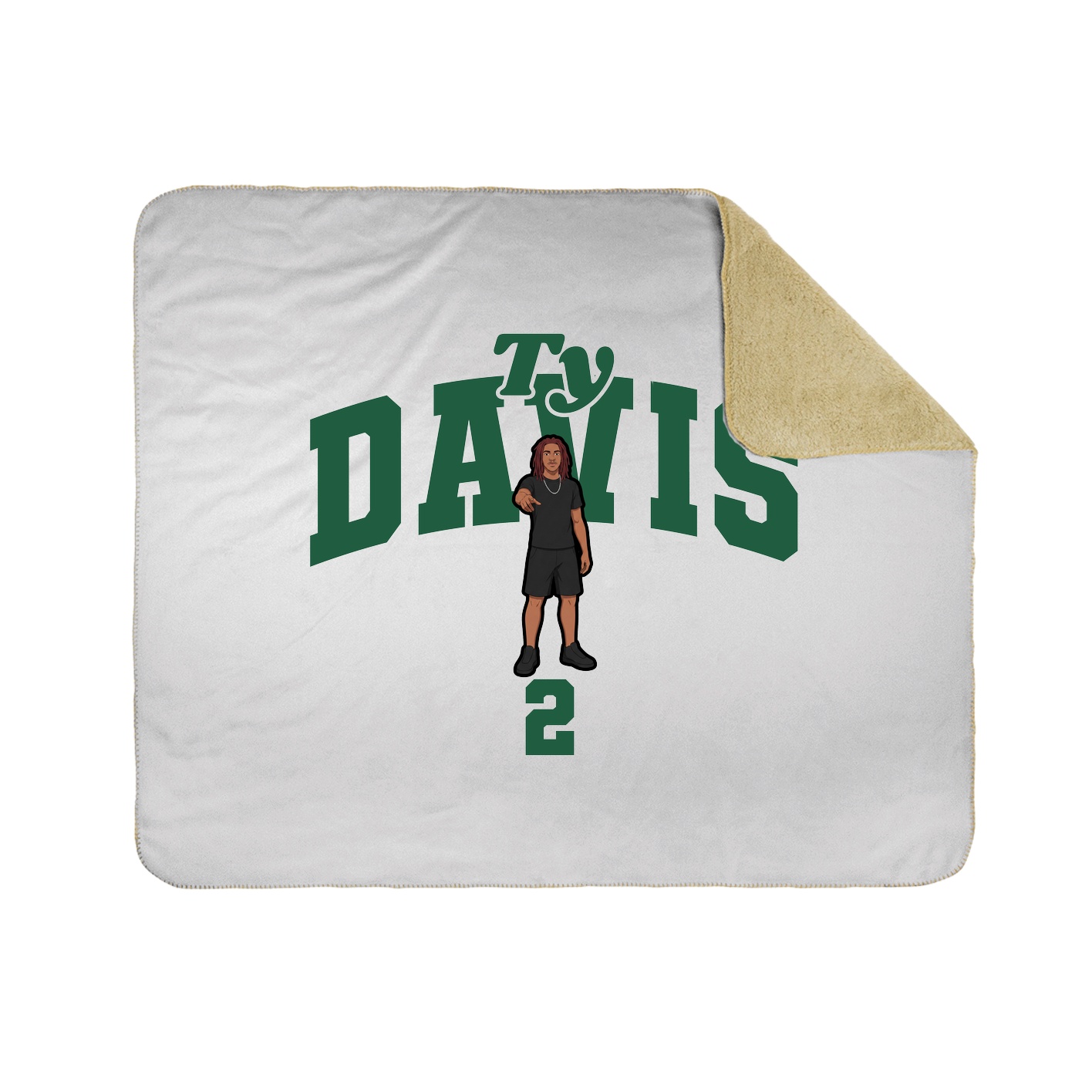 Throw Blanket — Signature Arch in White