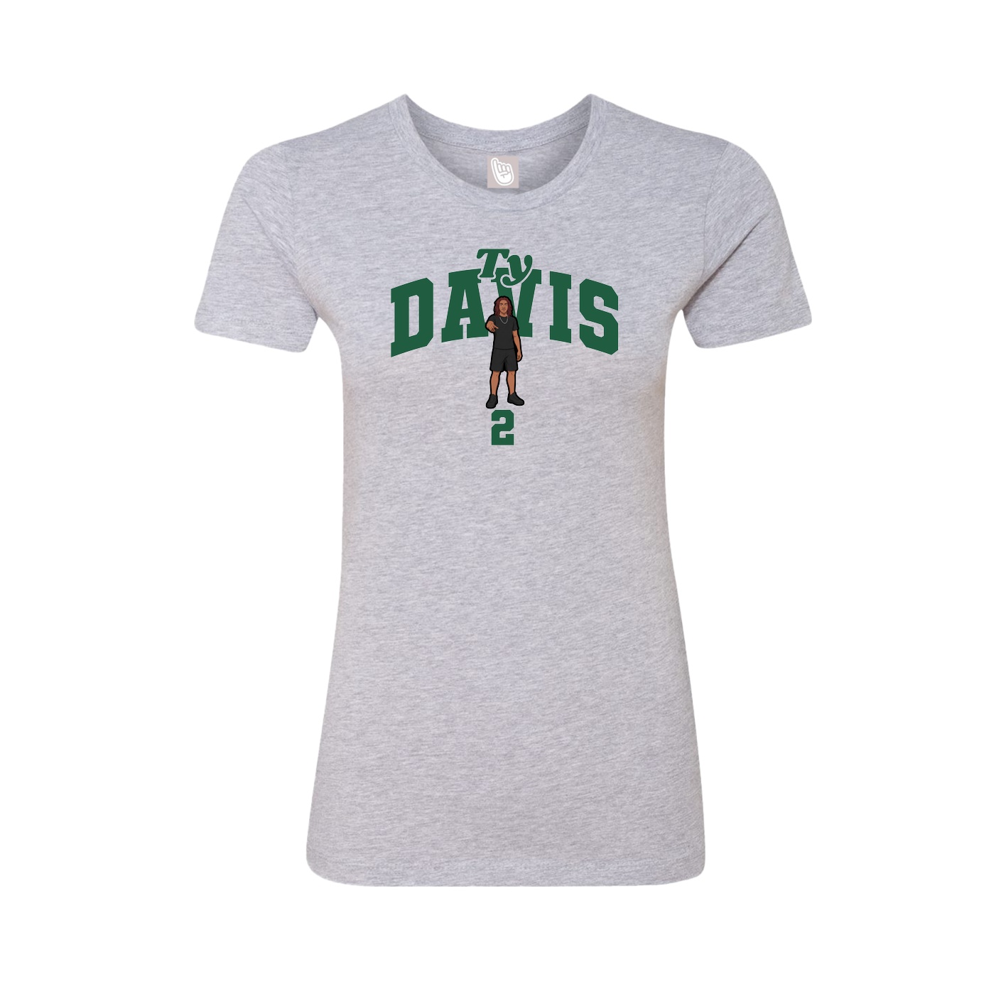 Womens Tee — Signature Arch in Grey