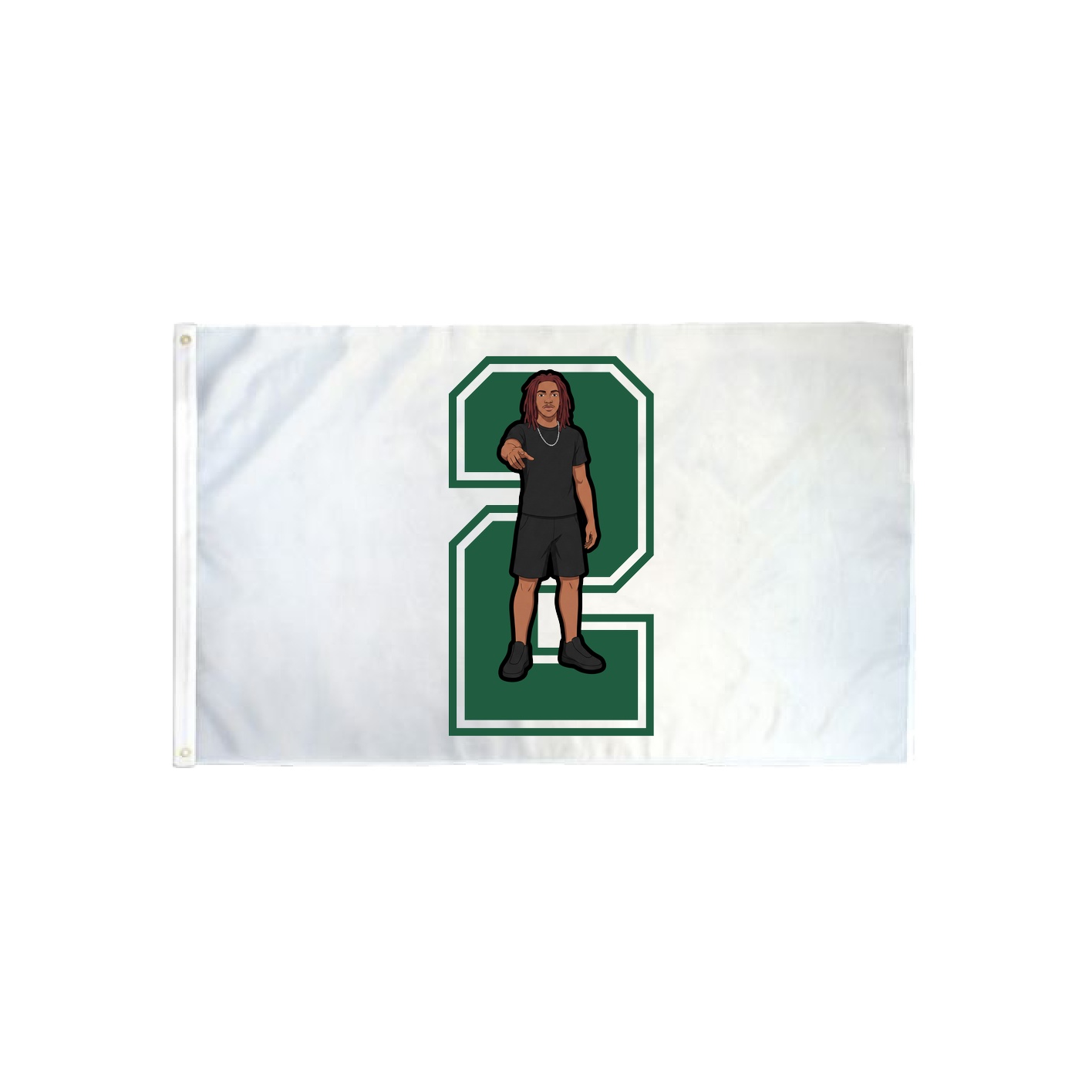 3x5 Flag — Number in Classic