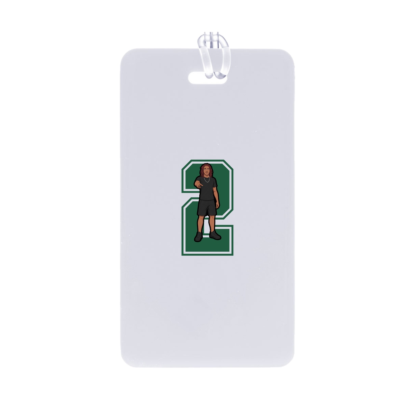 Bag Tag — Number in Classic