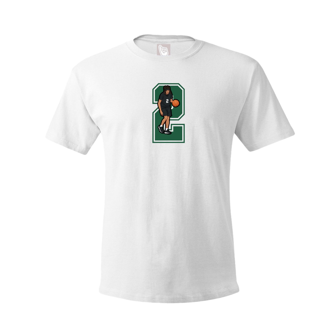 Tee — Number in White