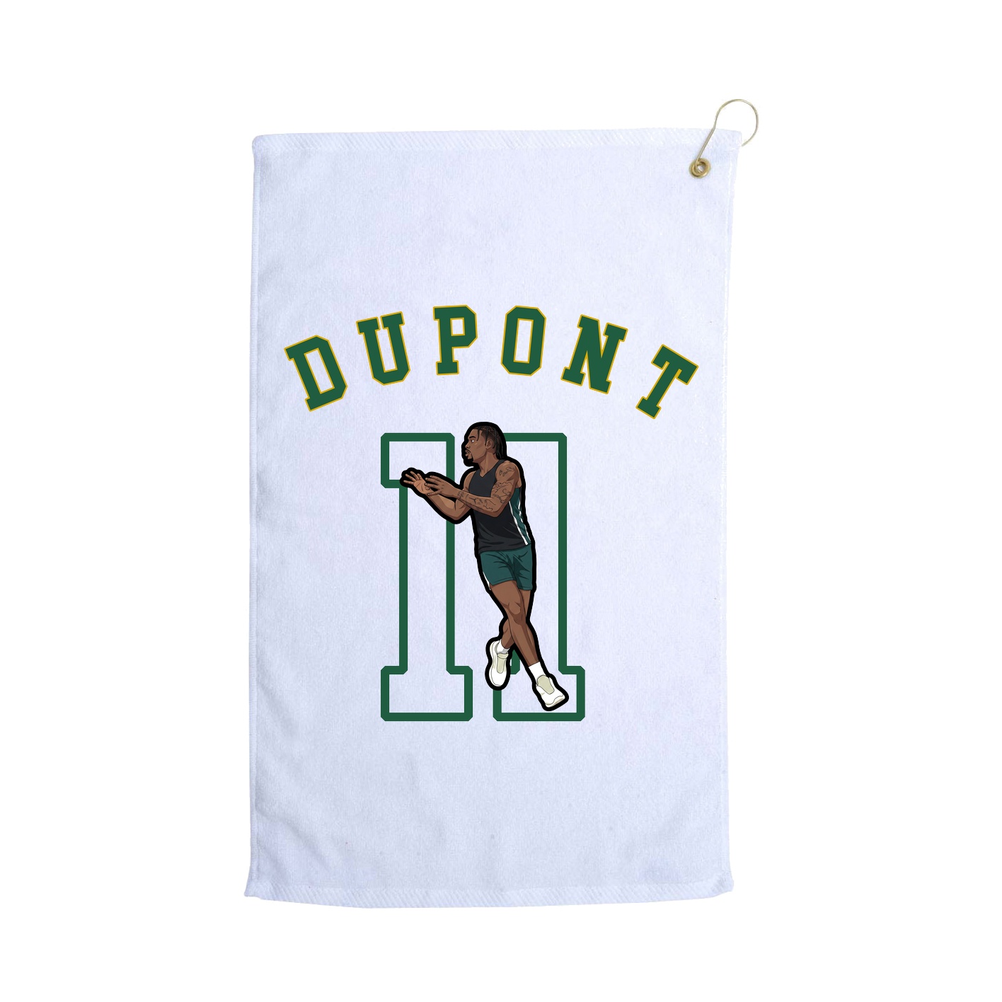 Golf Towel — Shirsey Arch in White