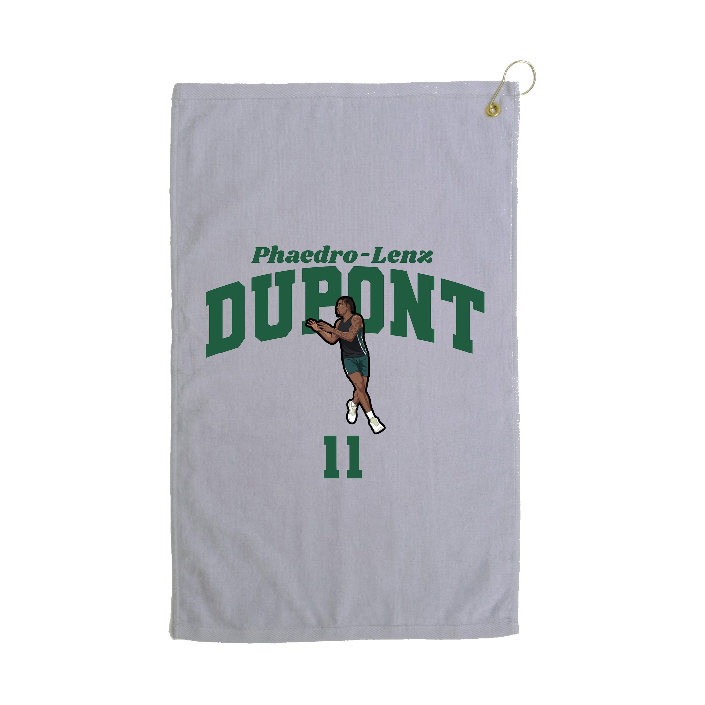 Golf Towel — Signature Arch in Grey