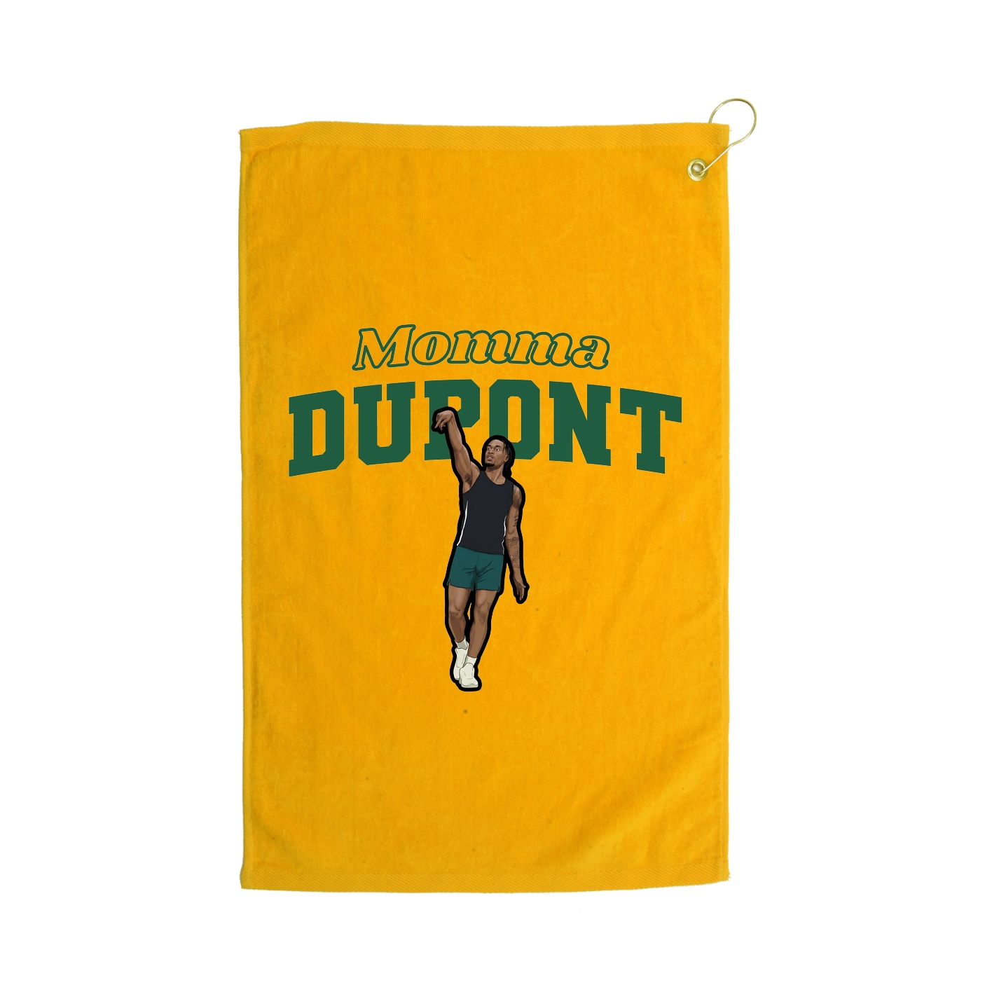 Golf Towel — Mothers Day Block in Gold