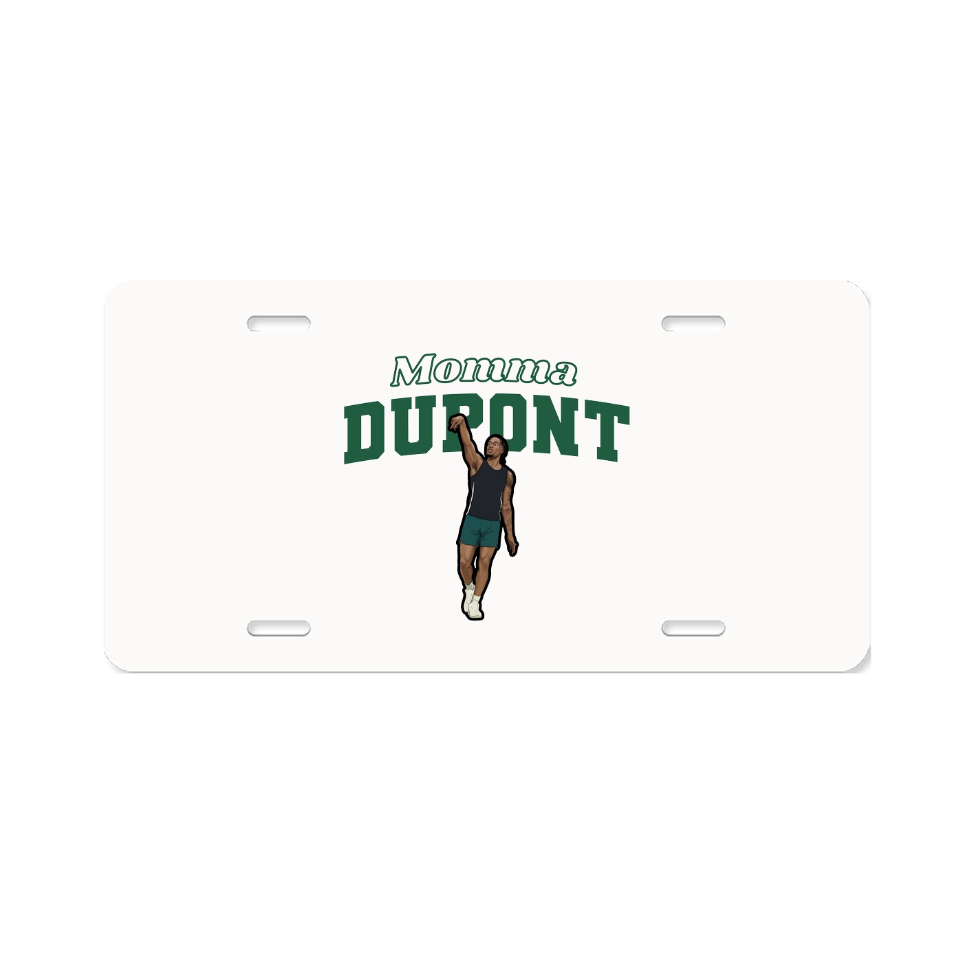 License Plate — Mothers Day Block in Classic