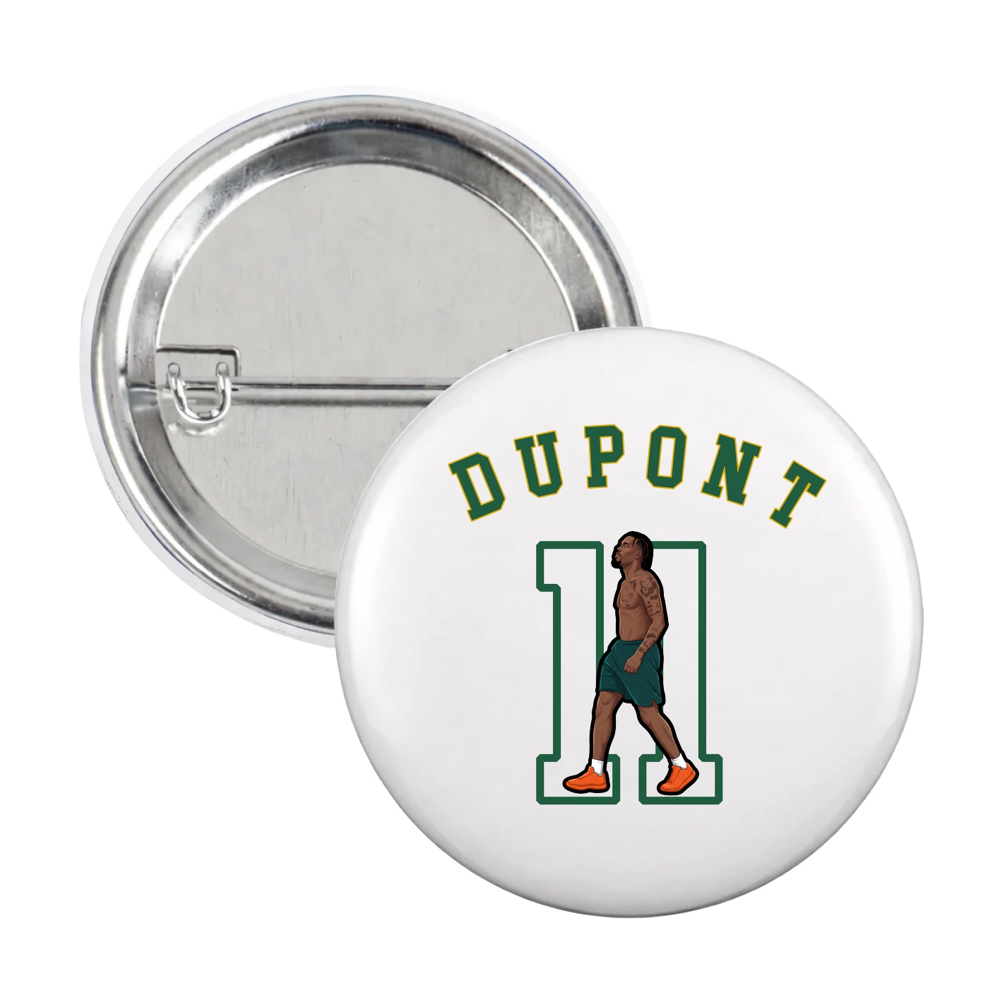 Game Day Button — Shirsey Arch in White