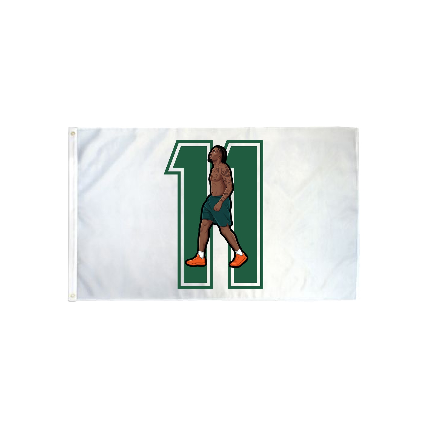 3x5 Flag — Number in Classic