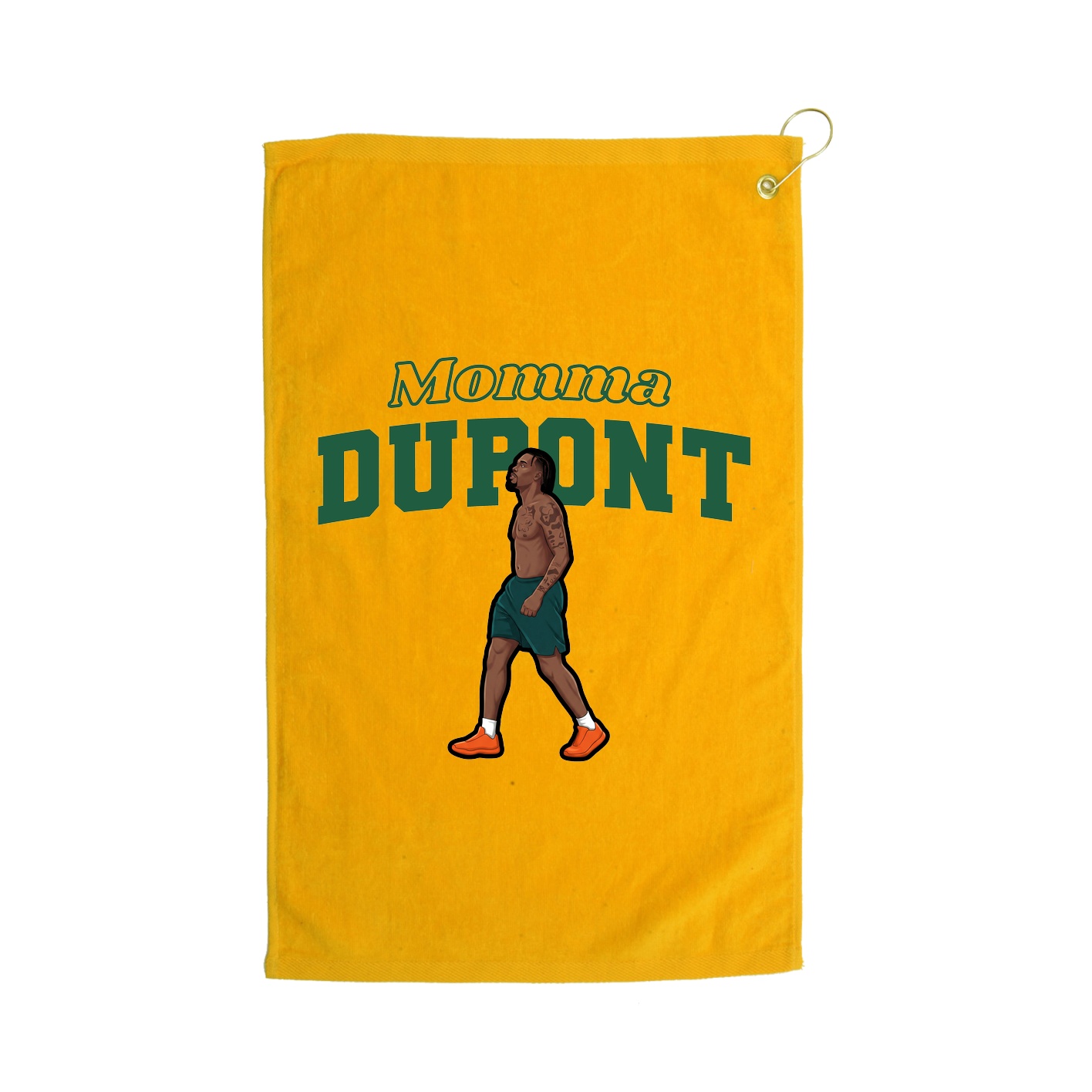Golf Towel — Mothers Day Block in Gold