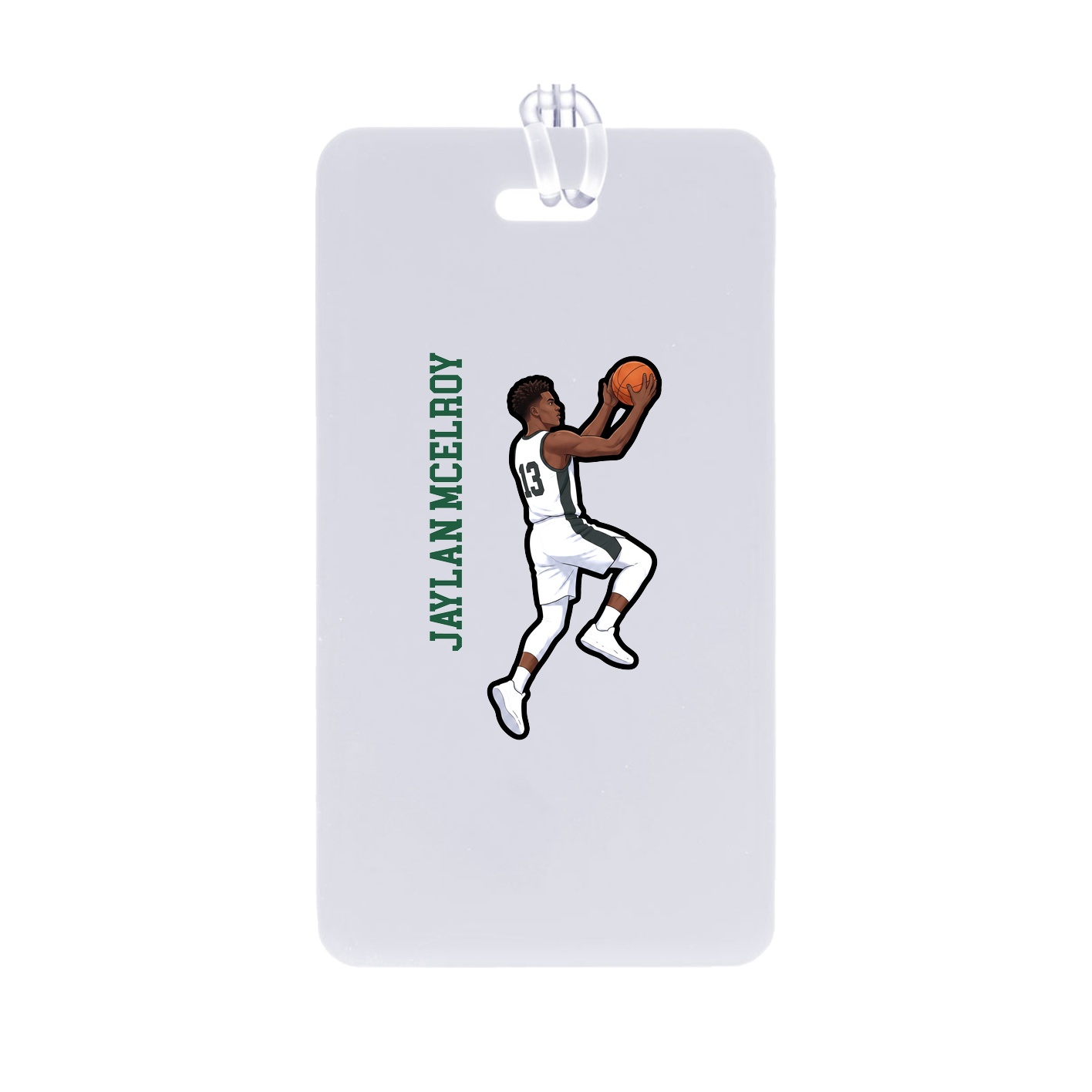Bag Tag — Name Vertical in Classic