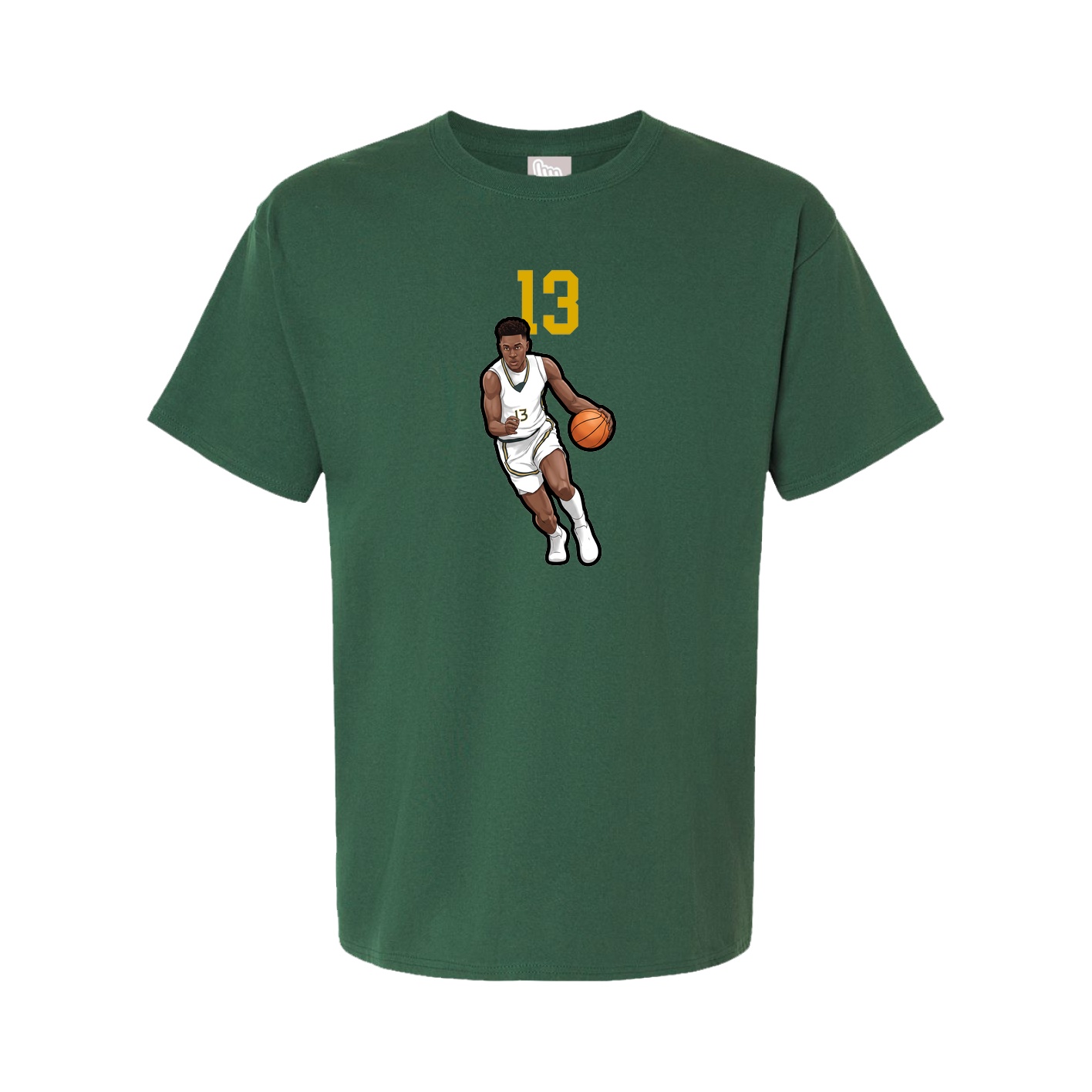 Tee — Number Top in Green