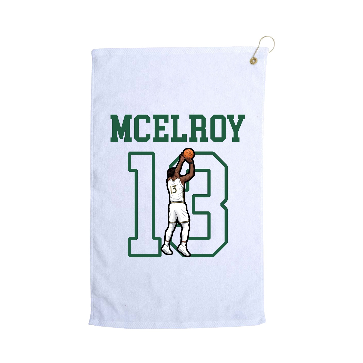 Golf Towel — Shirsey in White