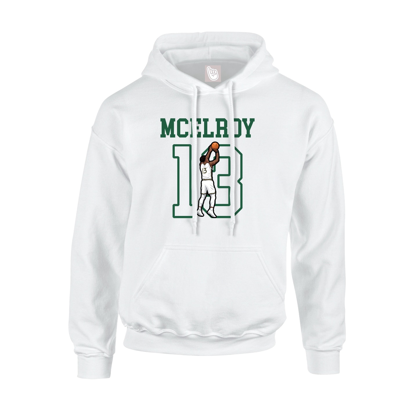 Hoodie — Shirsey in White