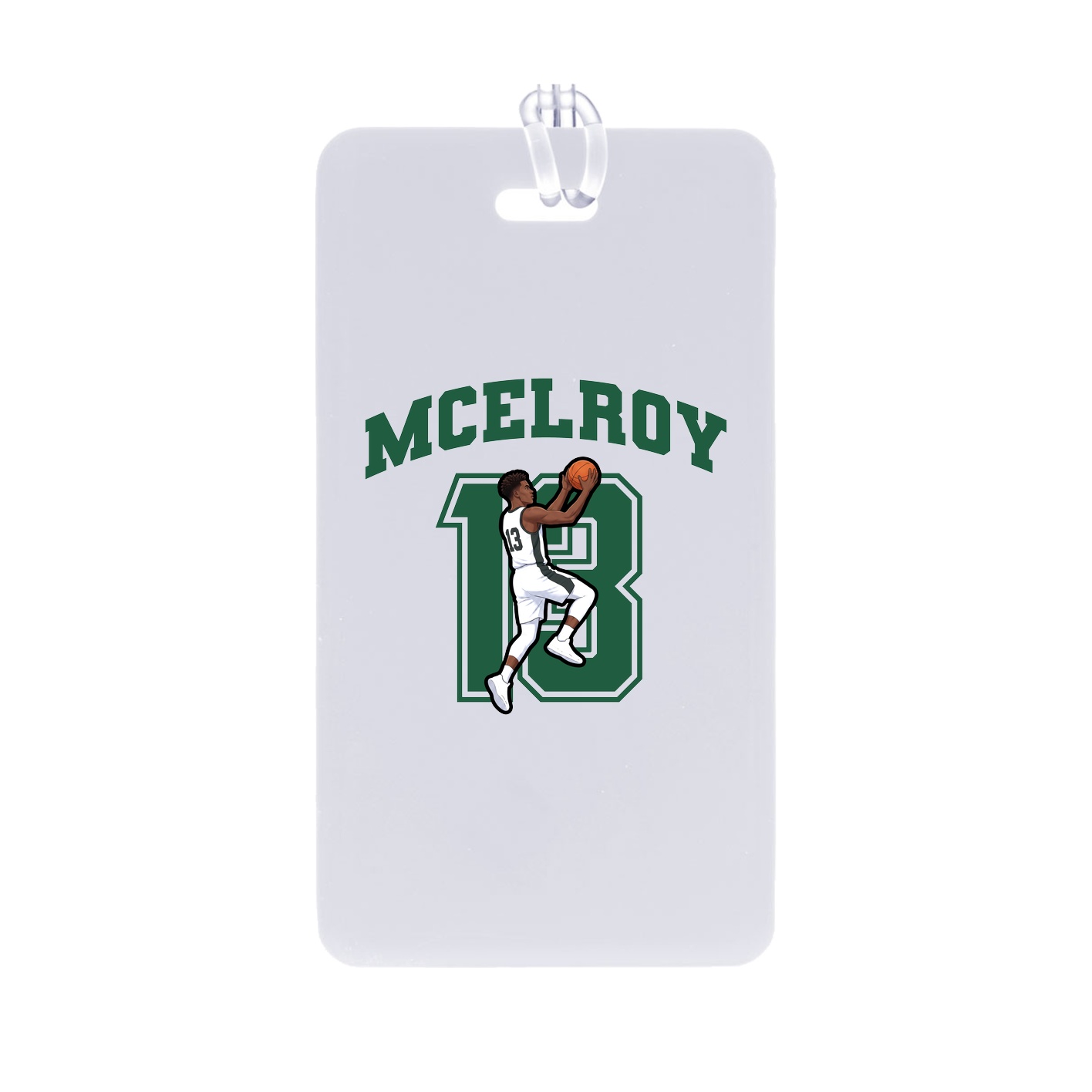 Bag Tag — Number in Classic