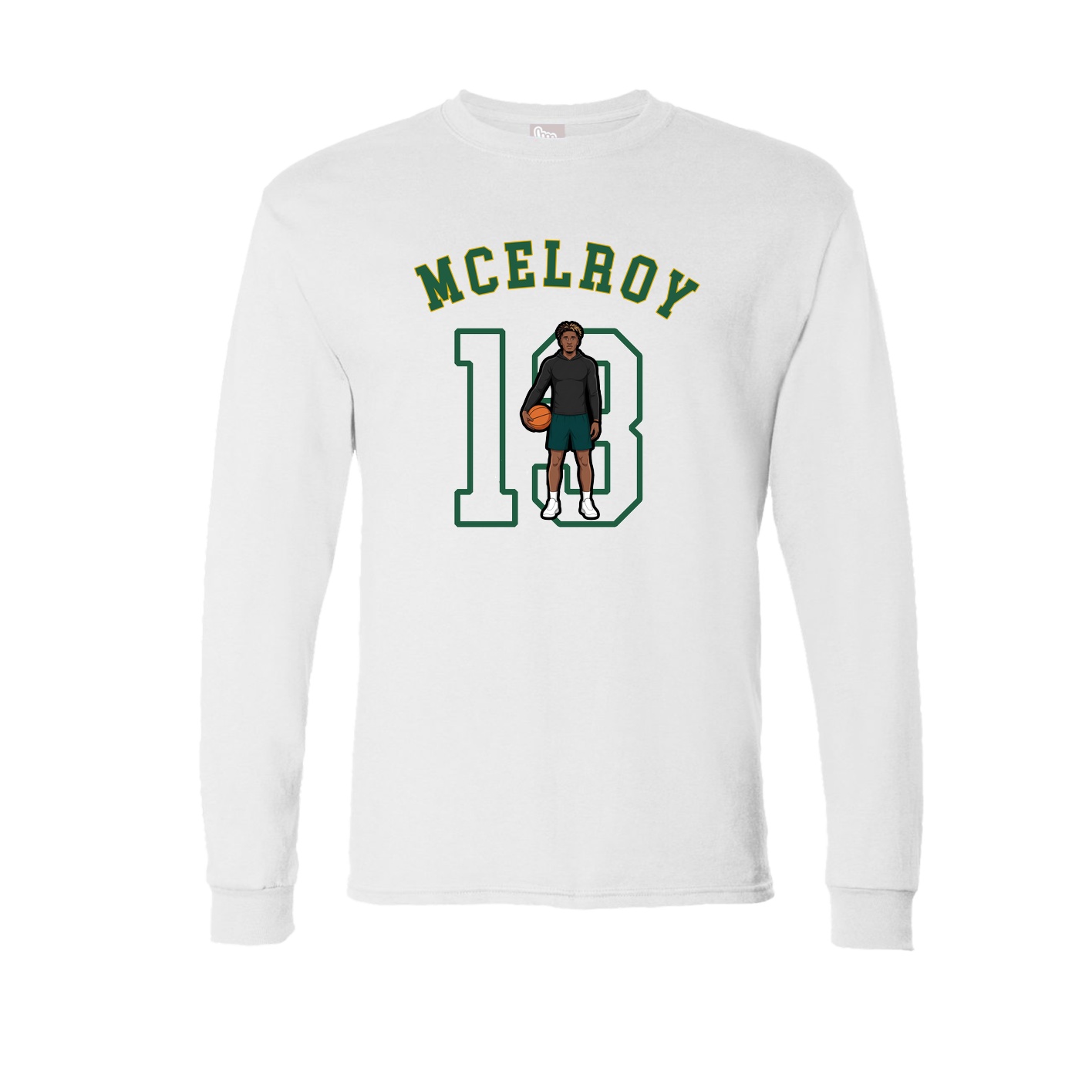 Long Sleeve Tee — Shirsey Arch in White
