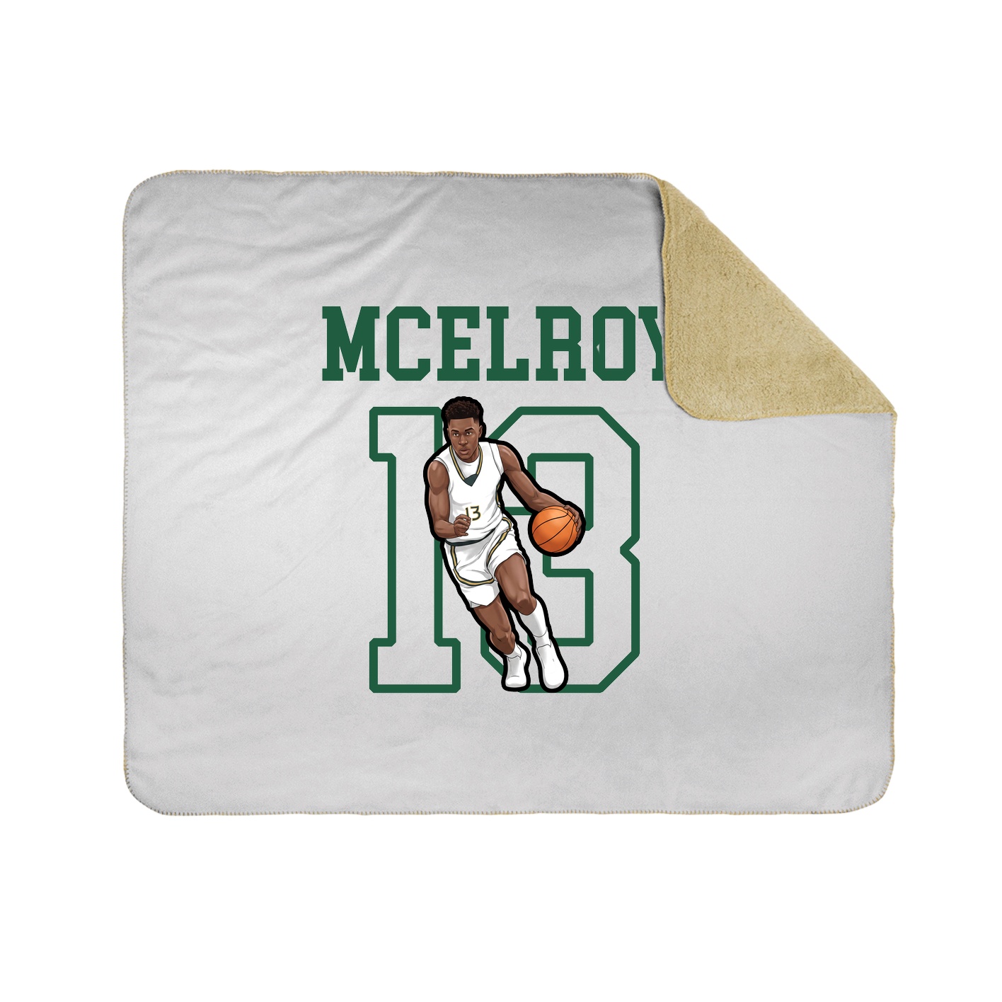 Throw Blanket — Shirsey in White