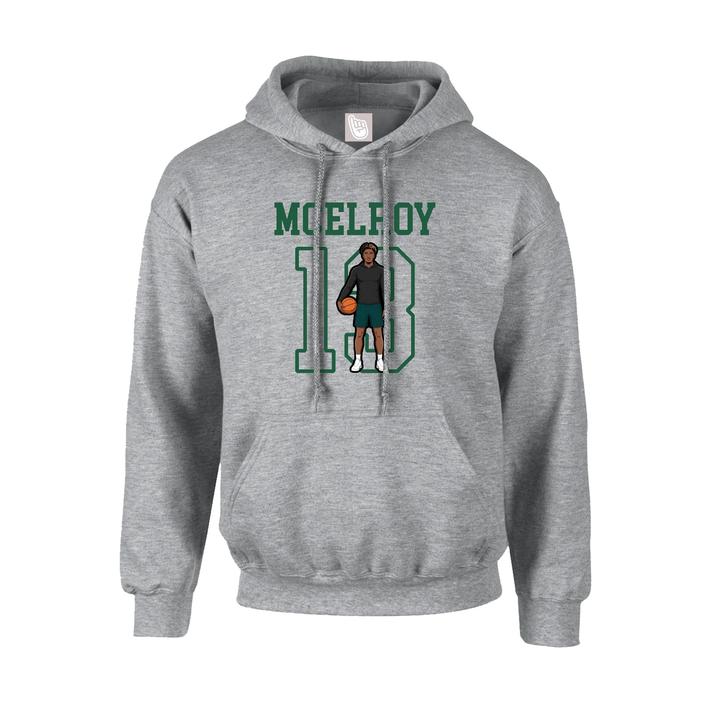 Hoodie — Shirsey in Grey