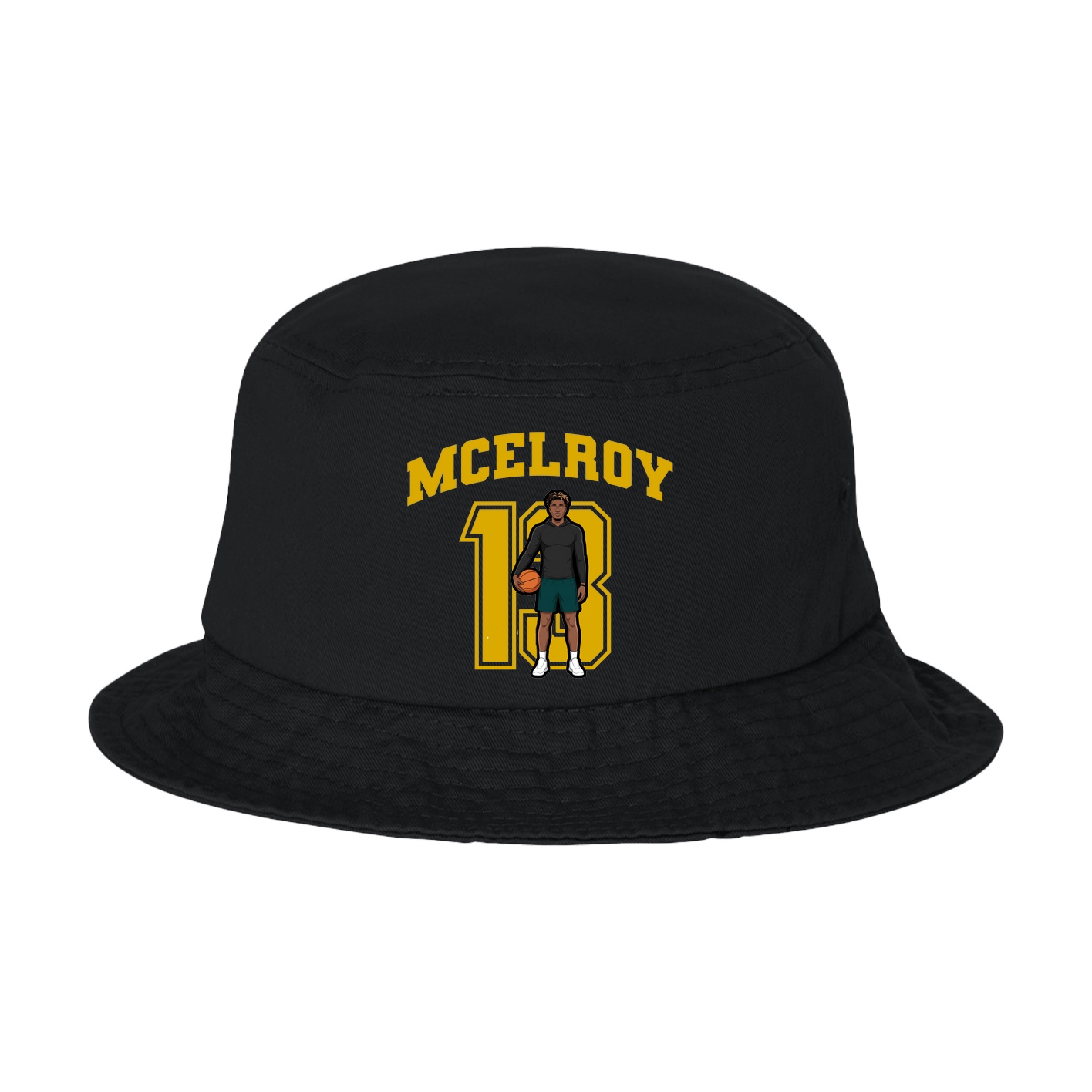 Bucket Cap — Number in Black