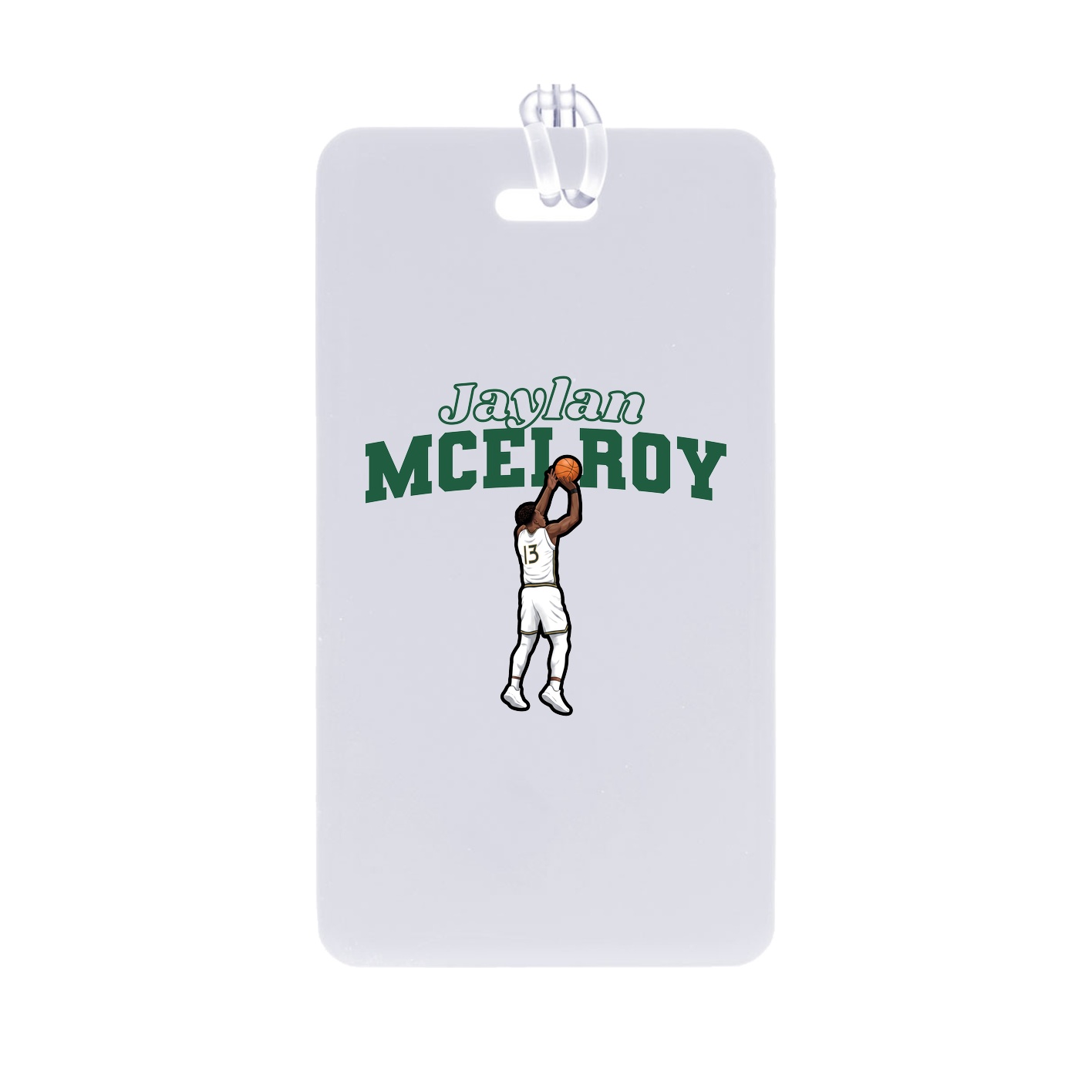 Bag Tag — Name Arch in Classic