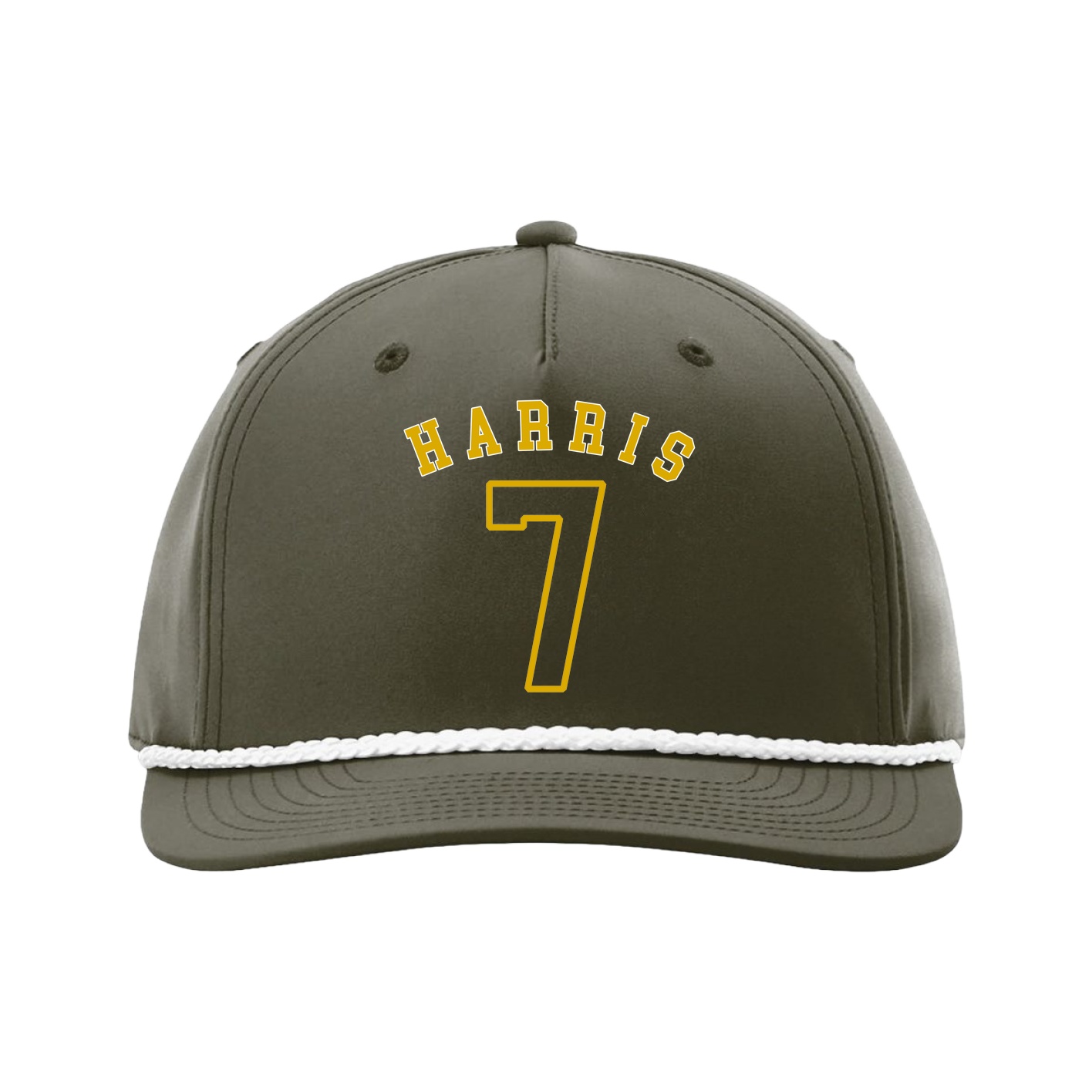 Five-Panel Classic Rope Cap — Shirsey Arch in Green
