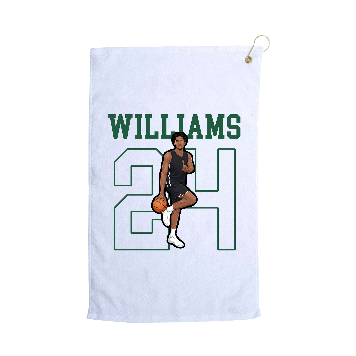 Golf Towel — Shirsey in White