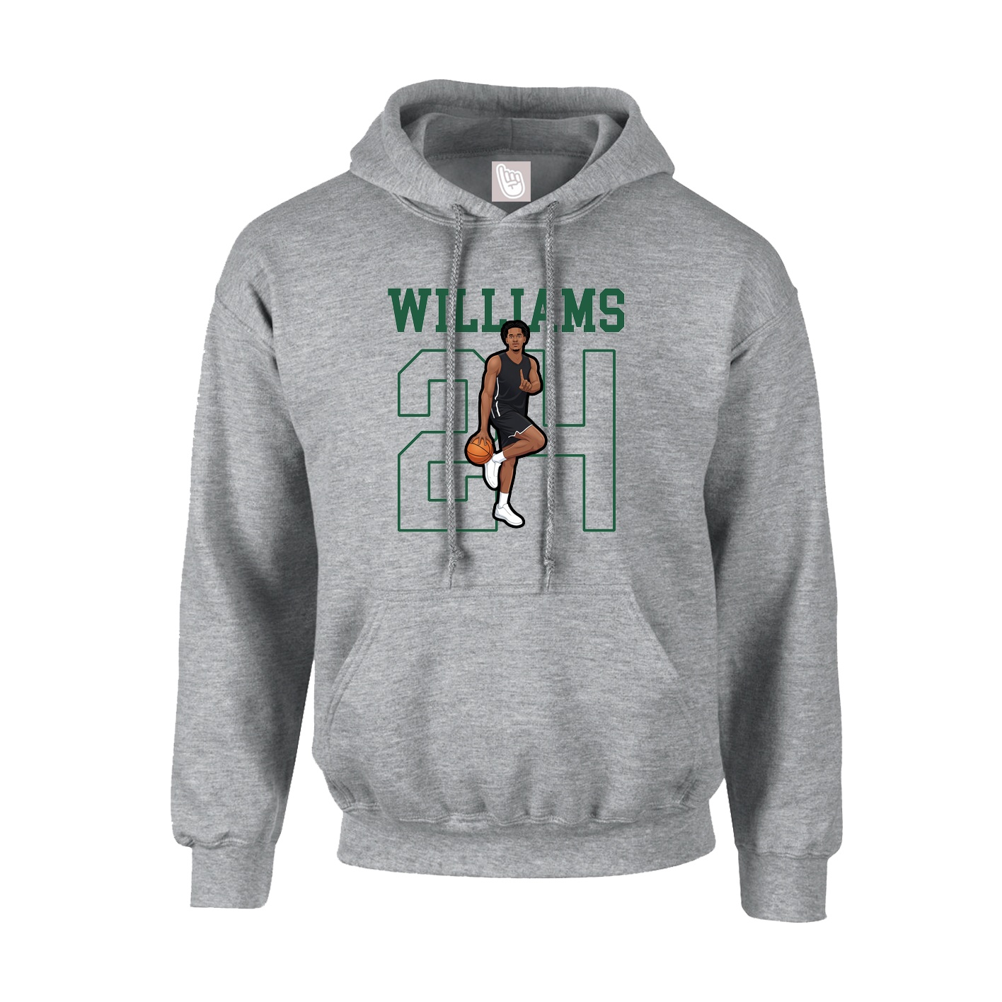 Hoodie — Shirsey in Grey