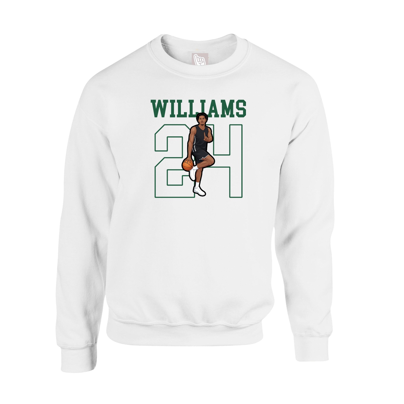 Fleece Crew — Shirsey in White