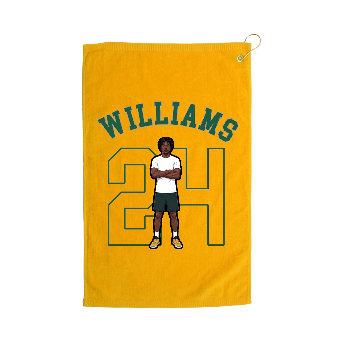 Golf Towel — Shirsey Arch in Gold