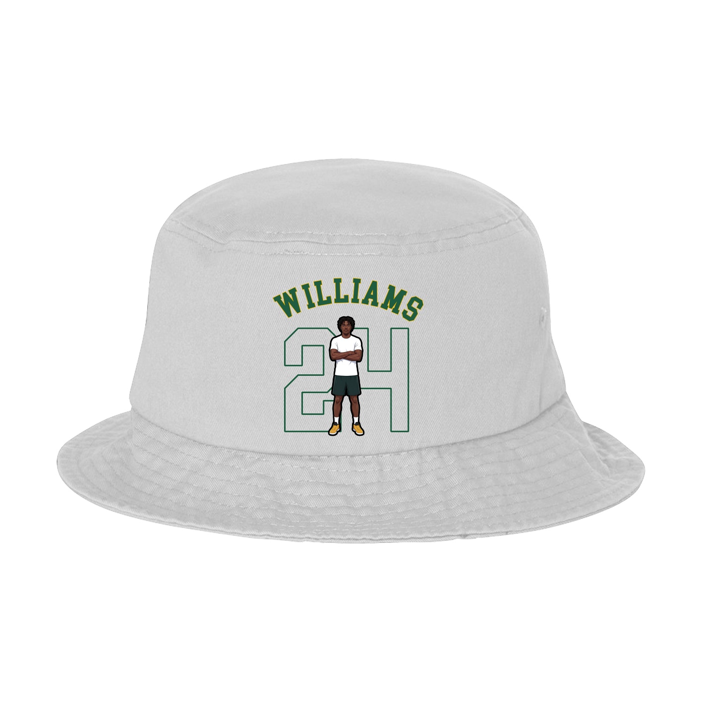 Bucket Cap — Shirsey Arch in White