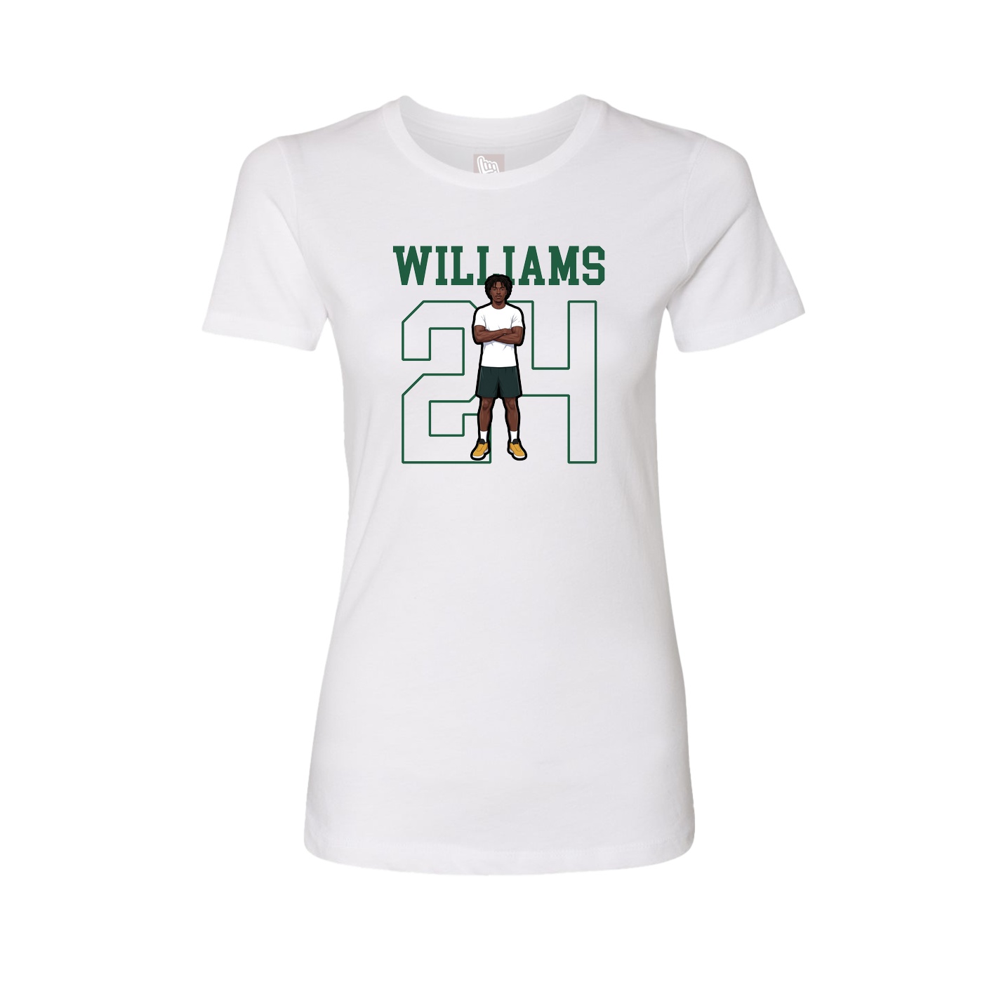 Fitted Women's Tee — Shirsey in White