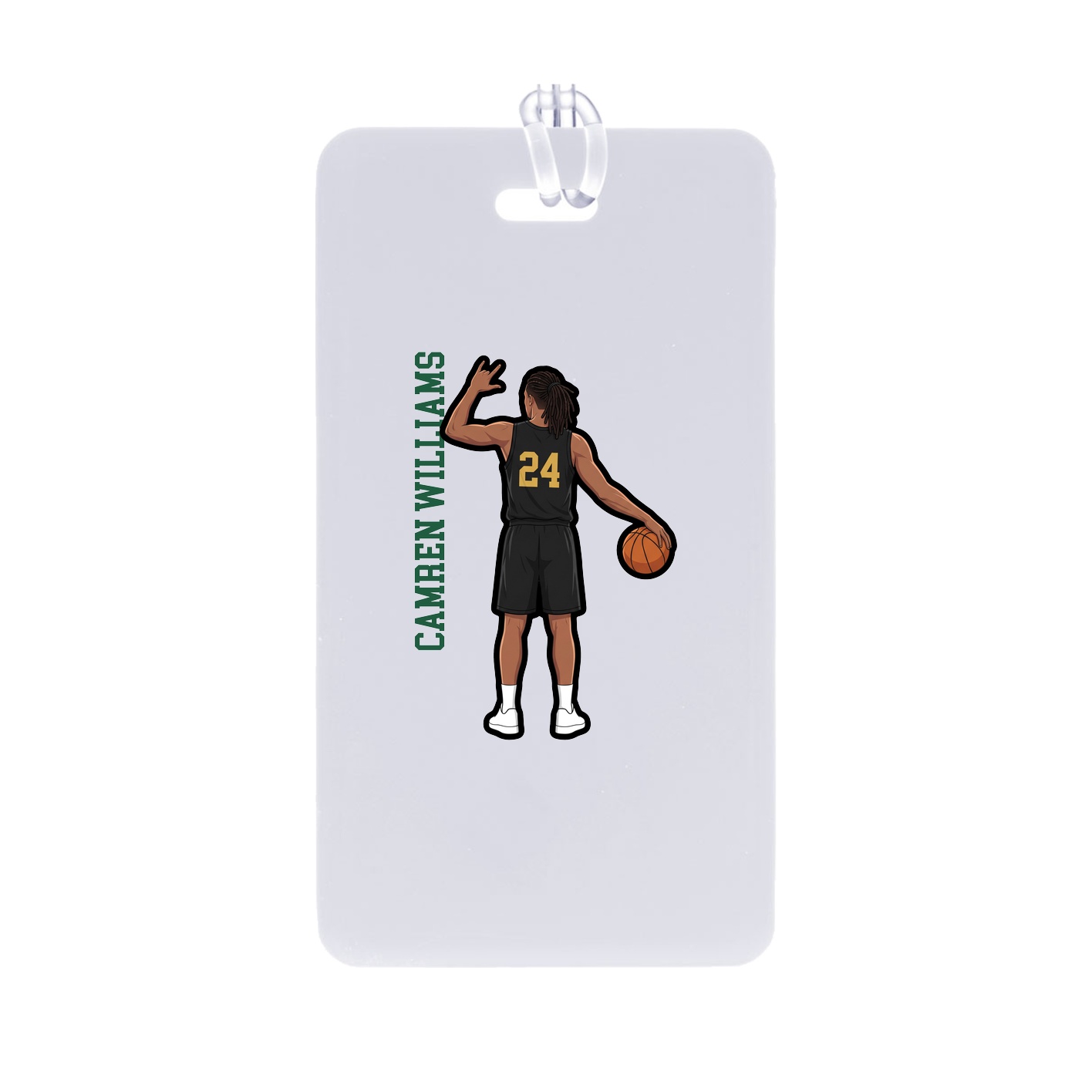 Bag Tag — Name Vertical in Classic