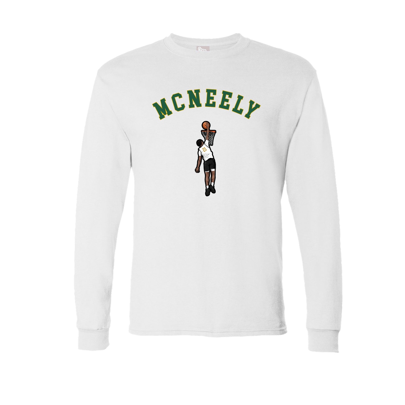 Long Sleeve Tee — Shirsey Arch in White