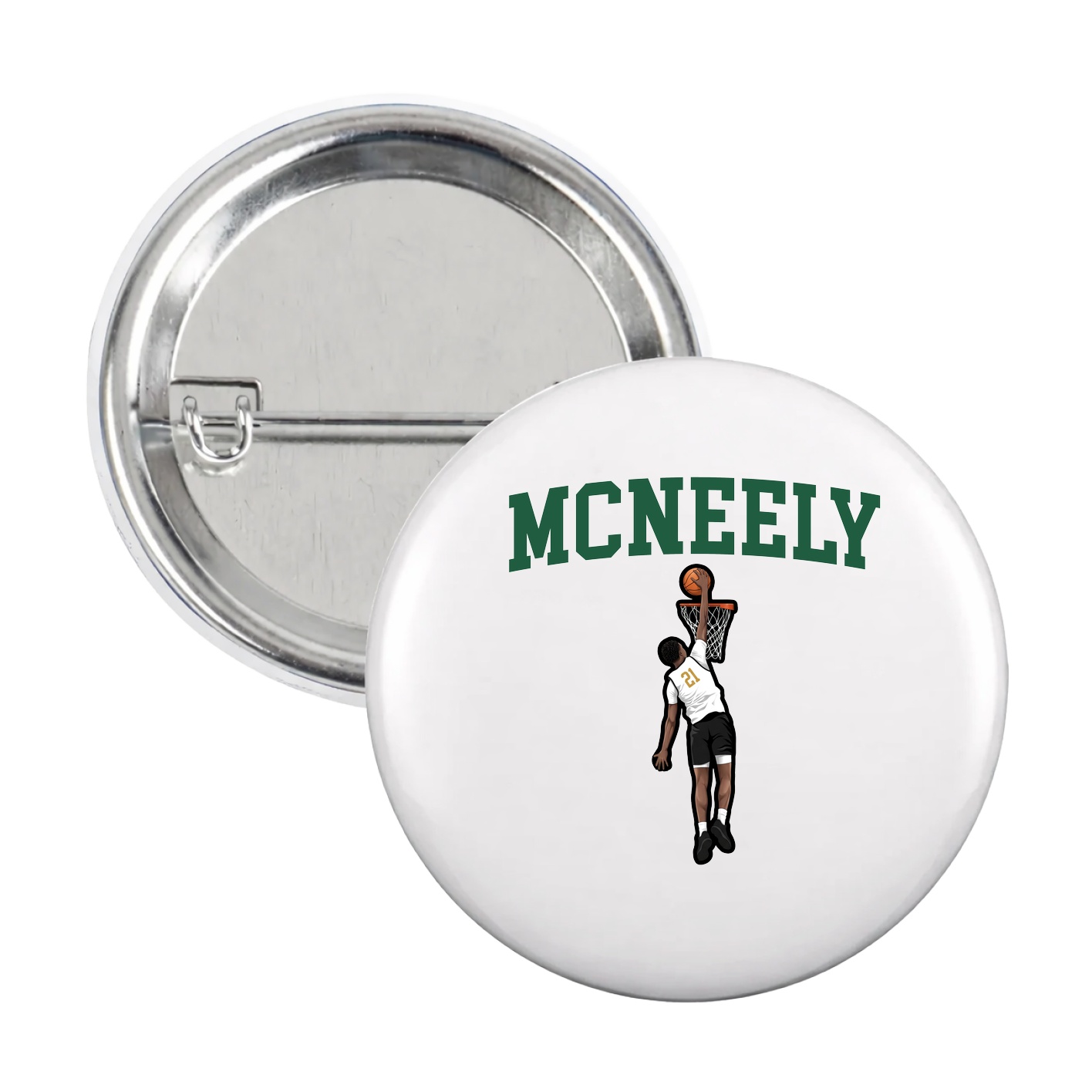 Game Day Button — Shirsey in White