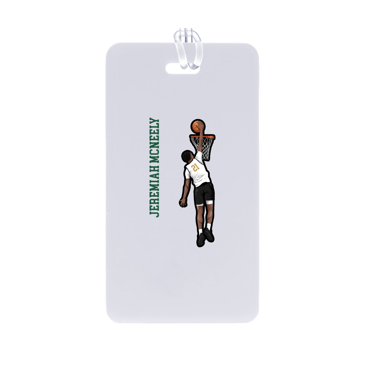 Bag Tag — Name Vertical in Classic