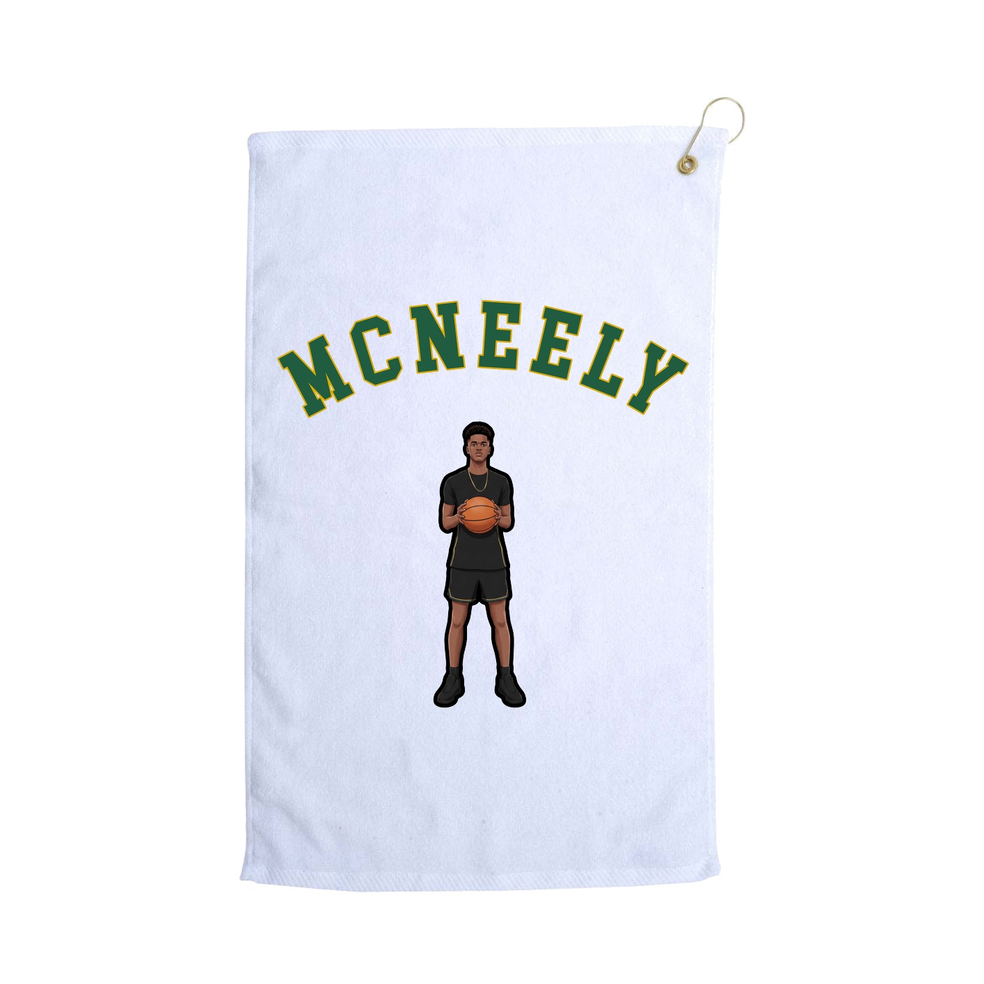 Golf Towel — Shirsey Arch in White