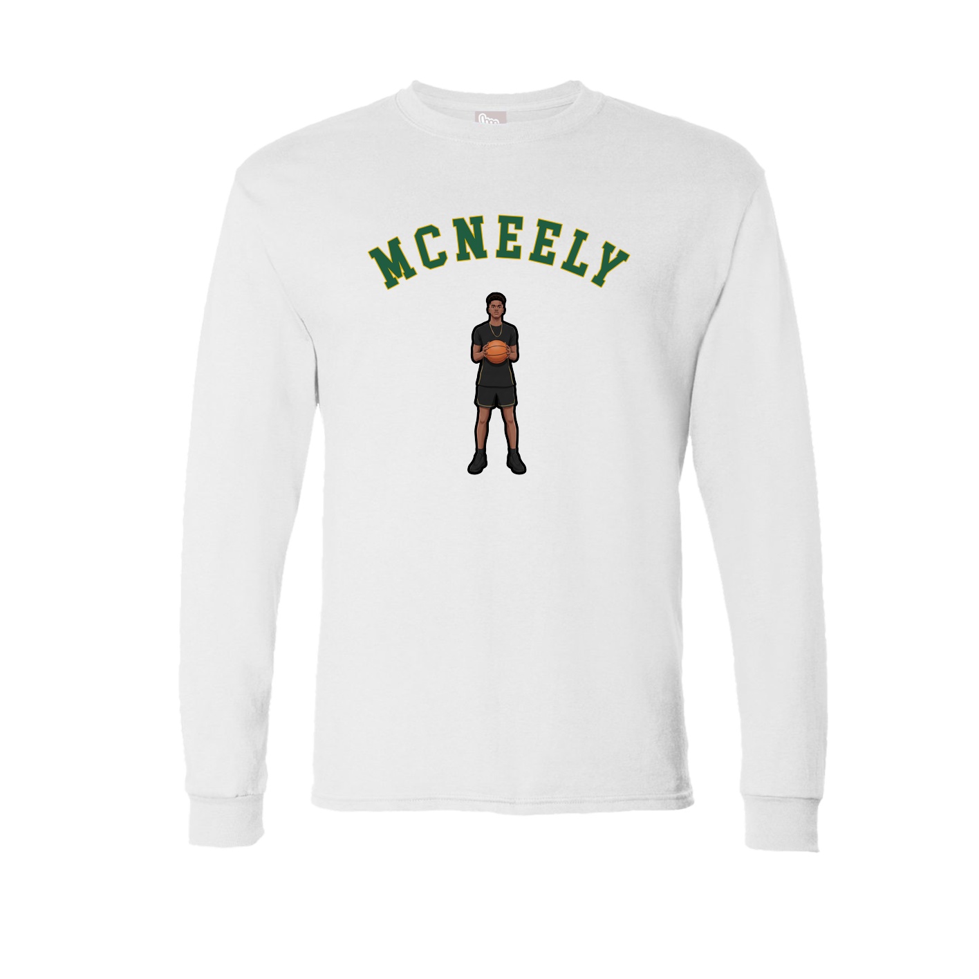 Long Sleeve Tee — Shirsey Arch in White