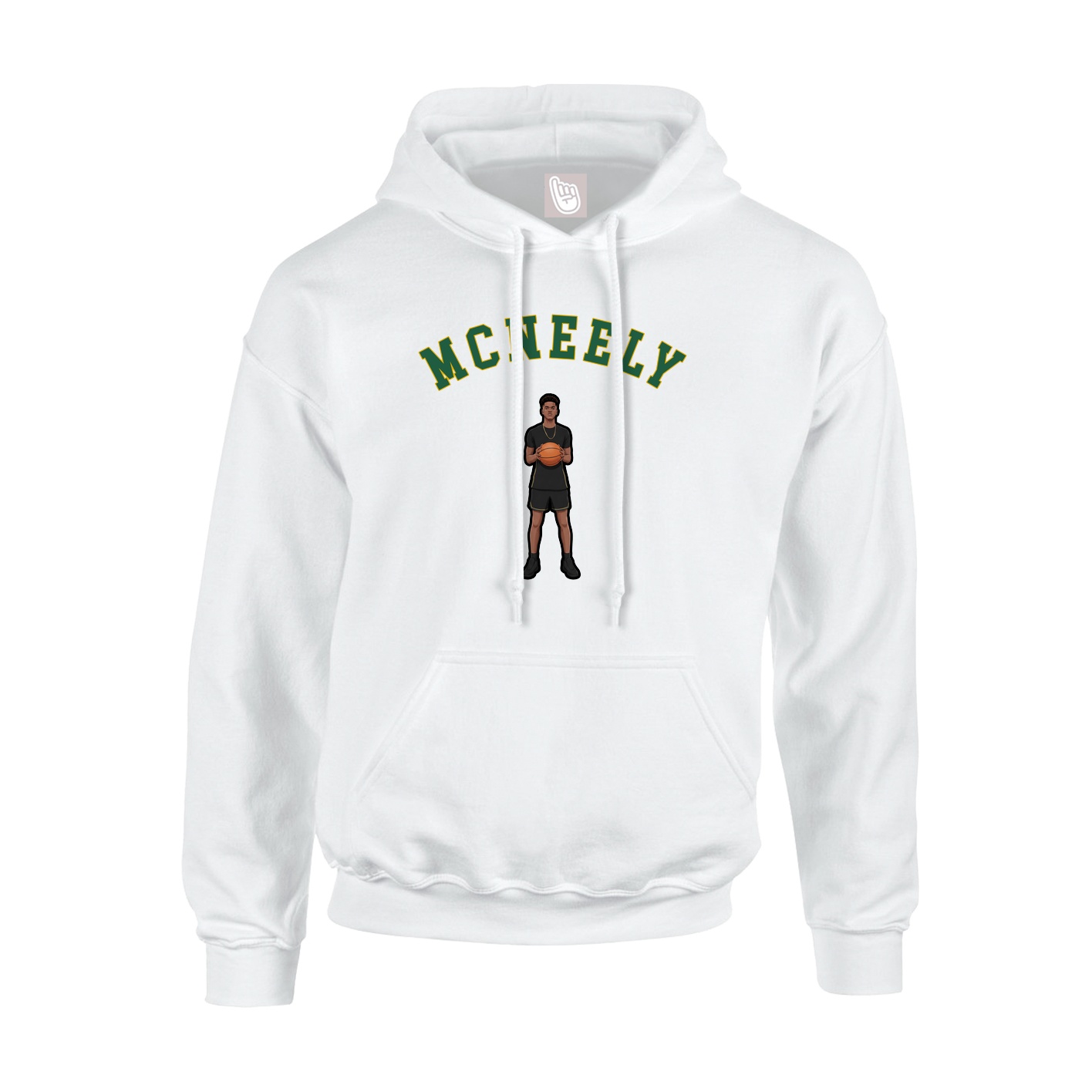 Hoodie — Shirsey Arch in White