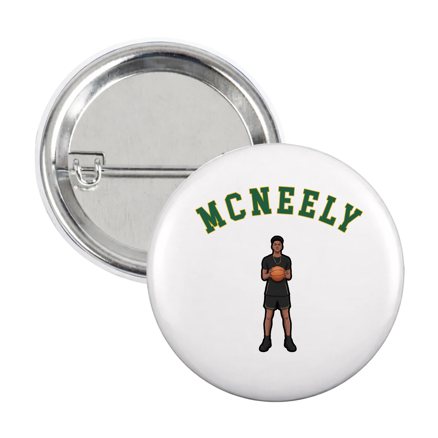 Game Day Button — Shirsey Arch in White